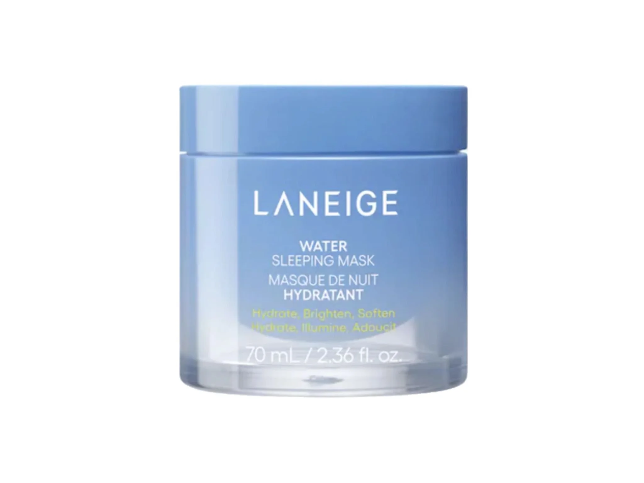Laneige Water Sleeping Mask for overnight hydration and softer-looking skin.