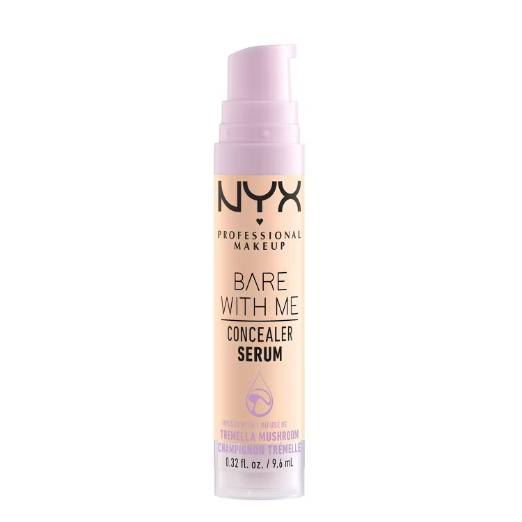 NYX Bare With Me Concealer Serum lightweight hydrating concealer for natural skin-like everyday coverage