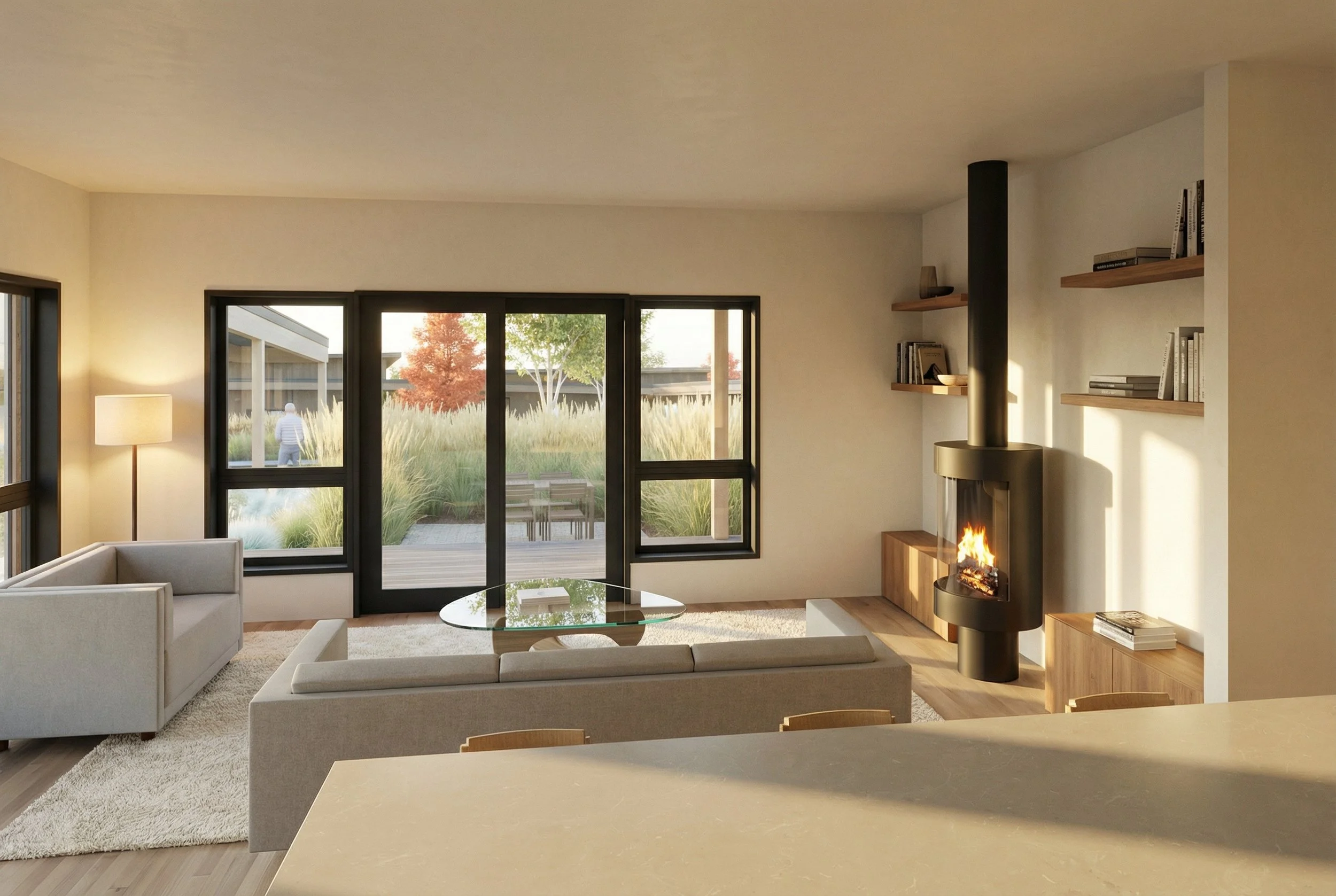 West house 1-story interior