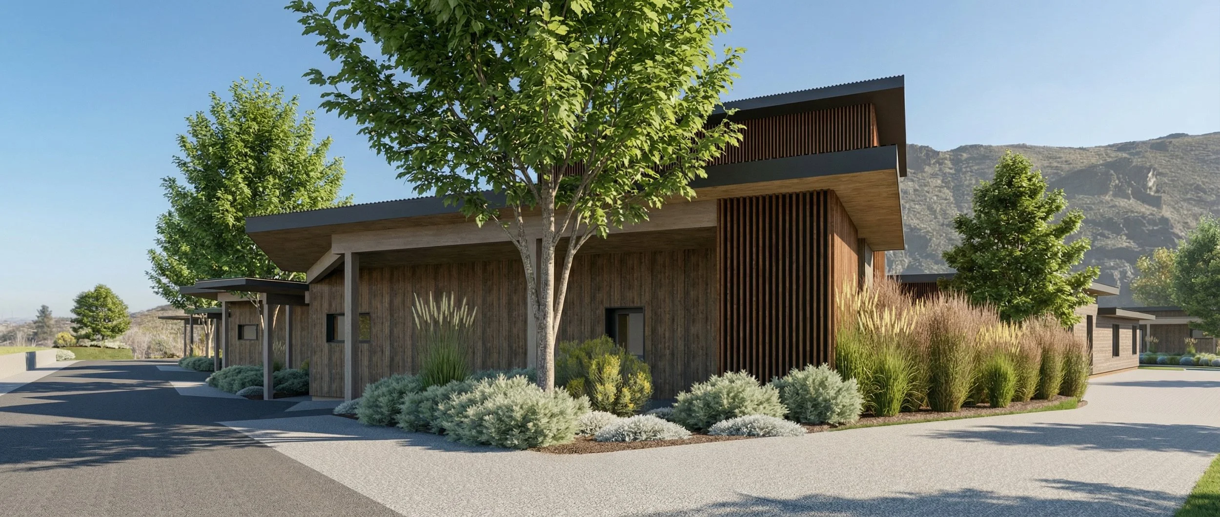 West house from driveway