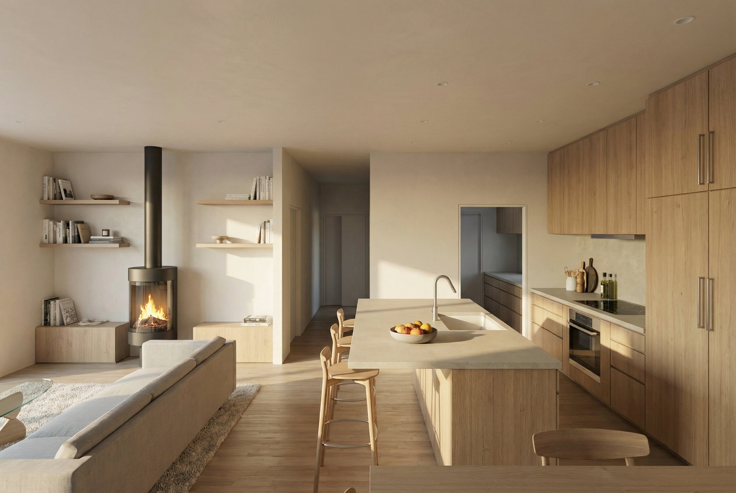 West house 1-story interior 2