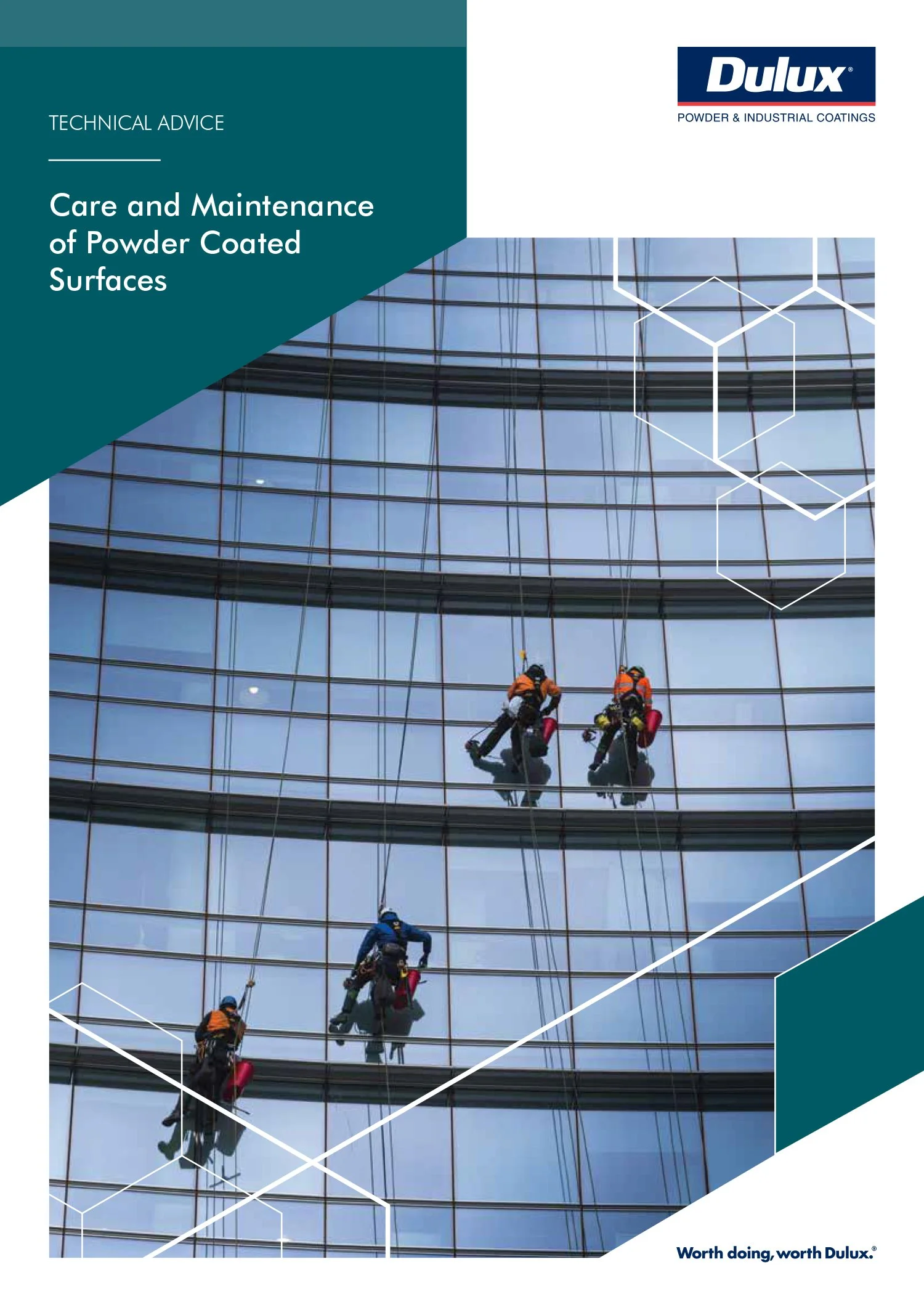 Dulux Powders Care and Maintenance Tech Advice Brochure, Omega Prestige Coaters