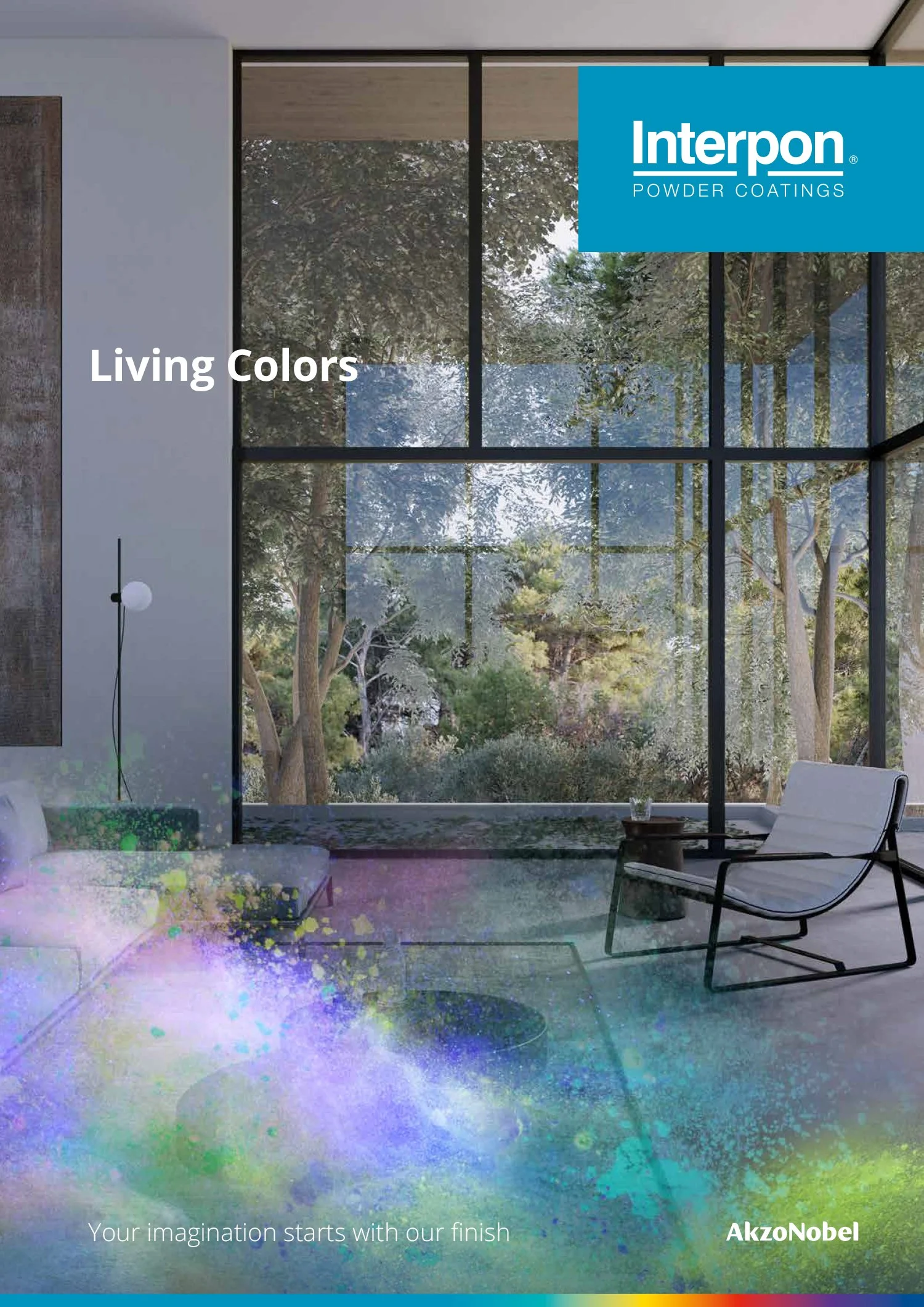 ANZ Interpon Living Colors Color Card, Omega Prestige Coaters