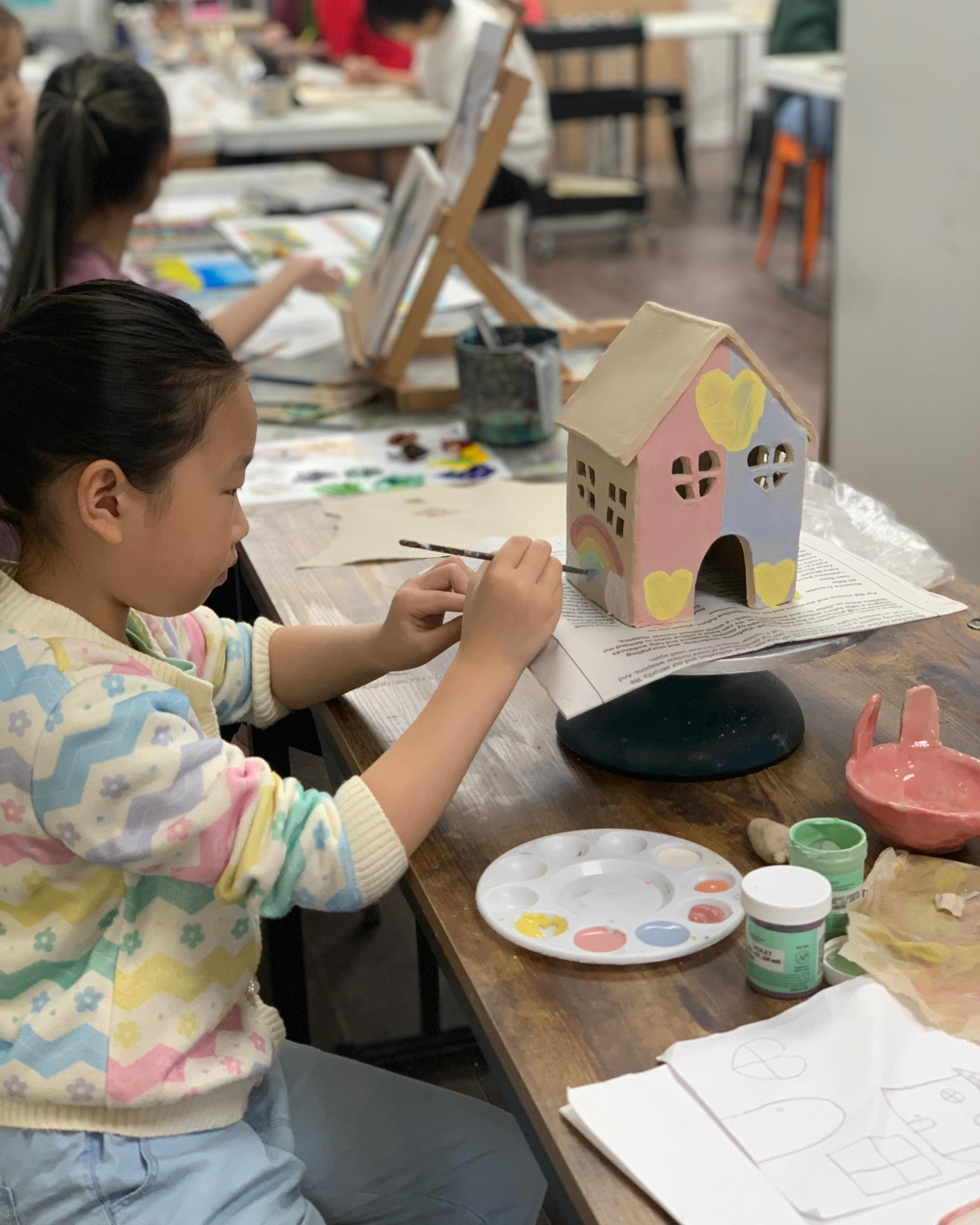 Our student is currently working on a lighthouse pottery project&mdash;carefully shaping, building, and adding details to bring this coastal-inspired piece to life. Through this project, they&rsquo;re exploring hand-building techniques while turning 