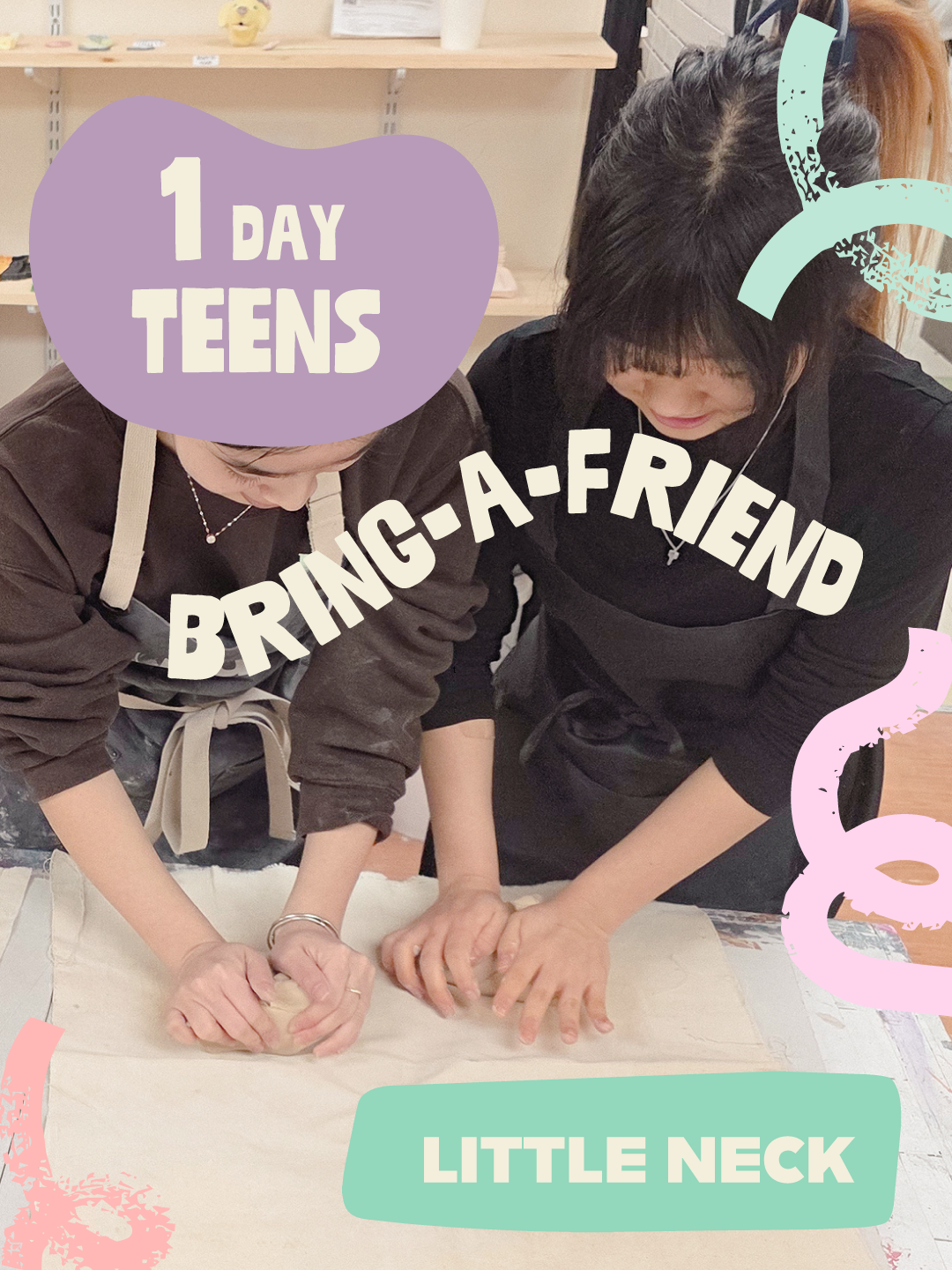 [Teens] Bring-a-Friend One-Day Pottery Workshop