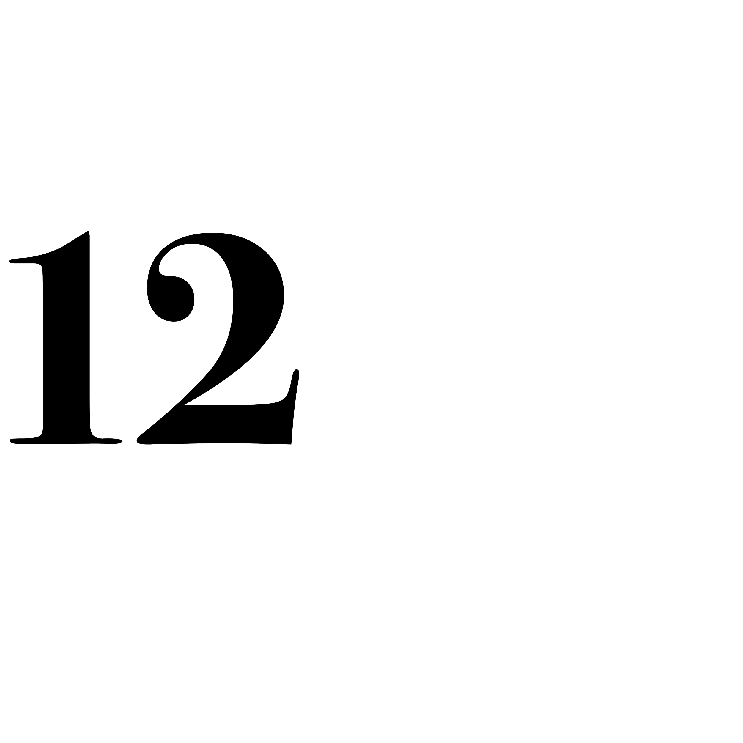 Large black number 12 plus sign with the words years in post, indicating over 12 years in post-production.