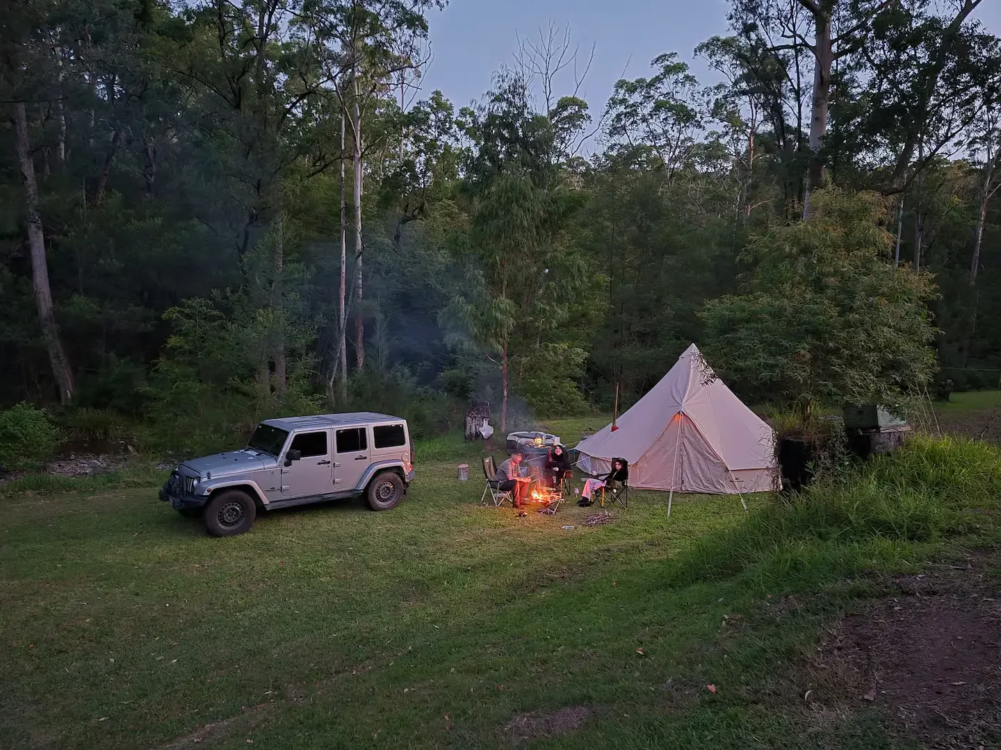 Campground at Gilly's bend.