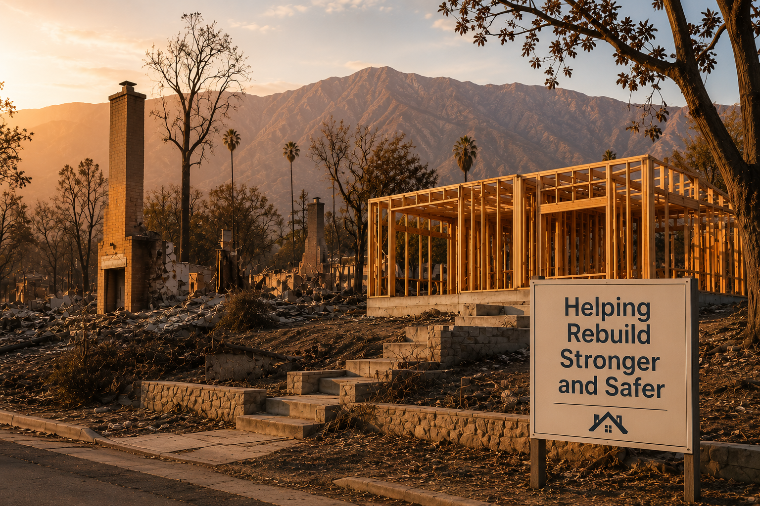Altadena and Pacific Palisades Fire Rebuild
