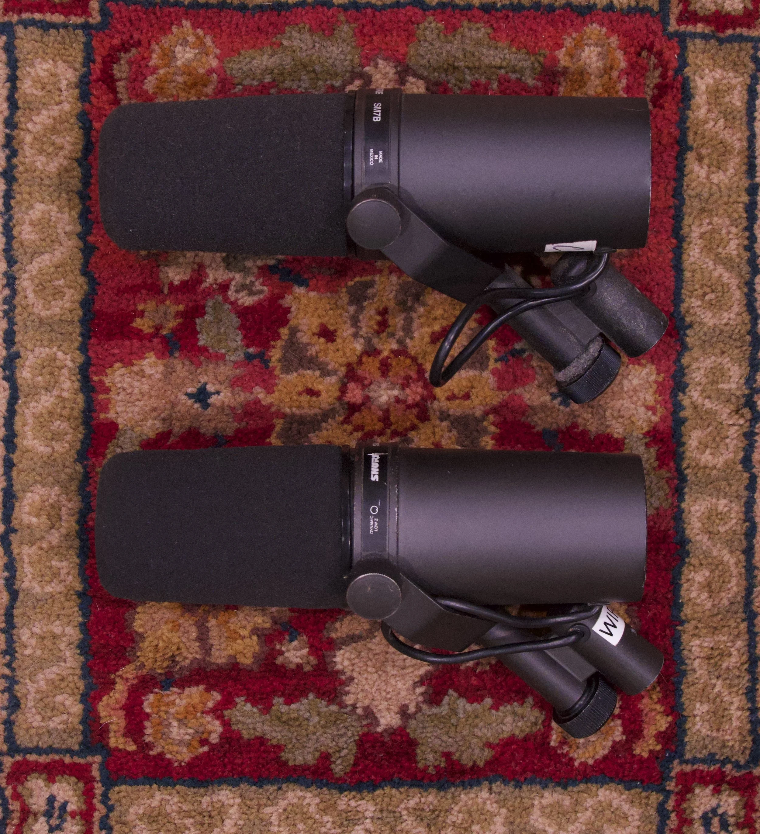 Shure SM7A and SM7B