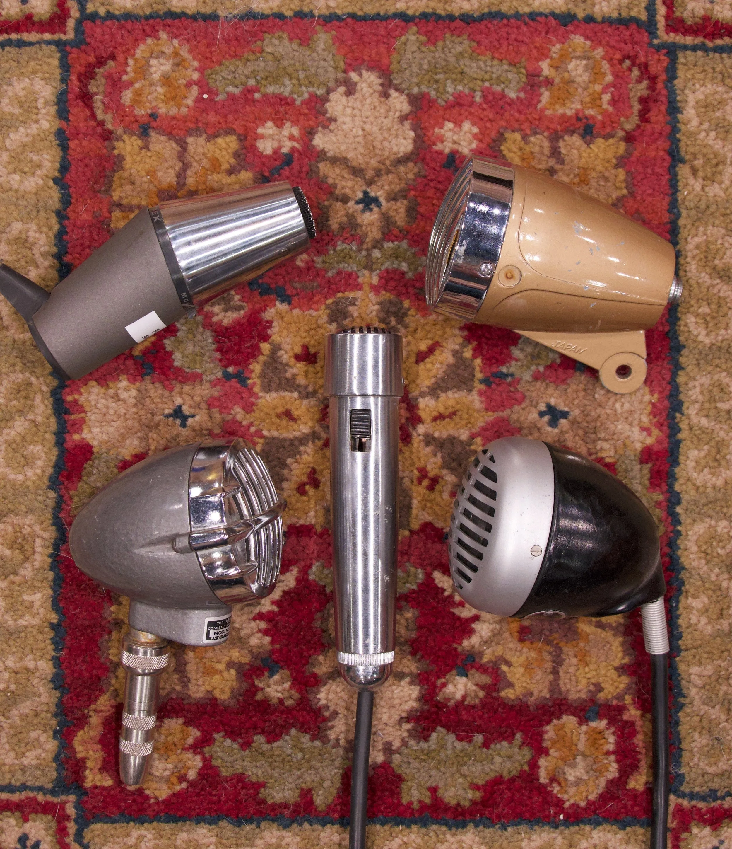 Ampex 1101, Shure 520D, Silver Bullet