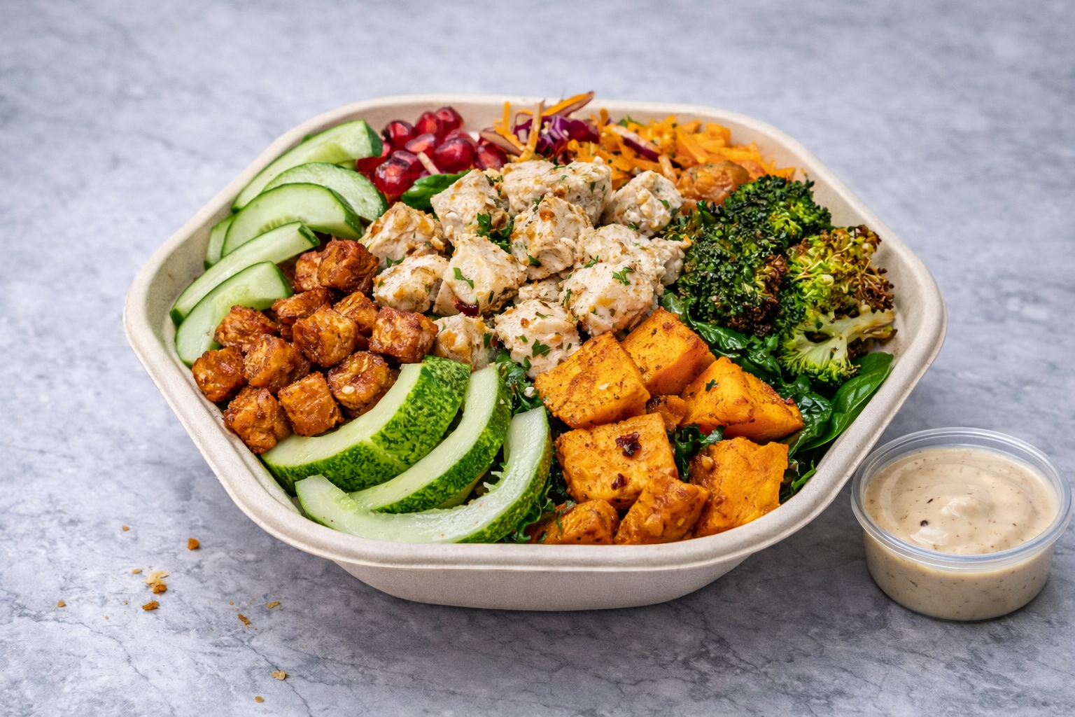 Protein medley bowl