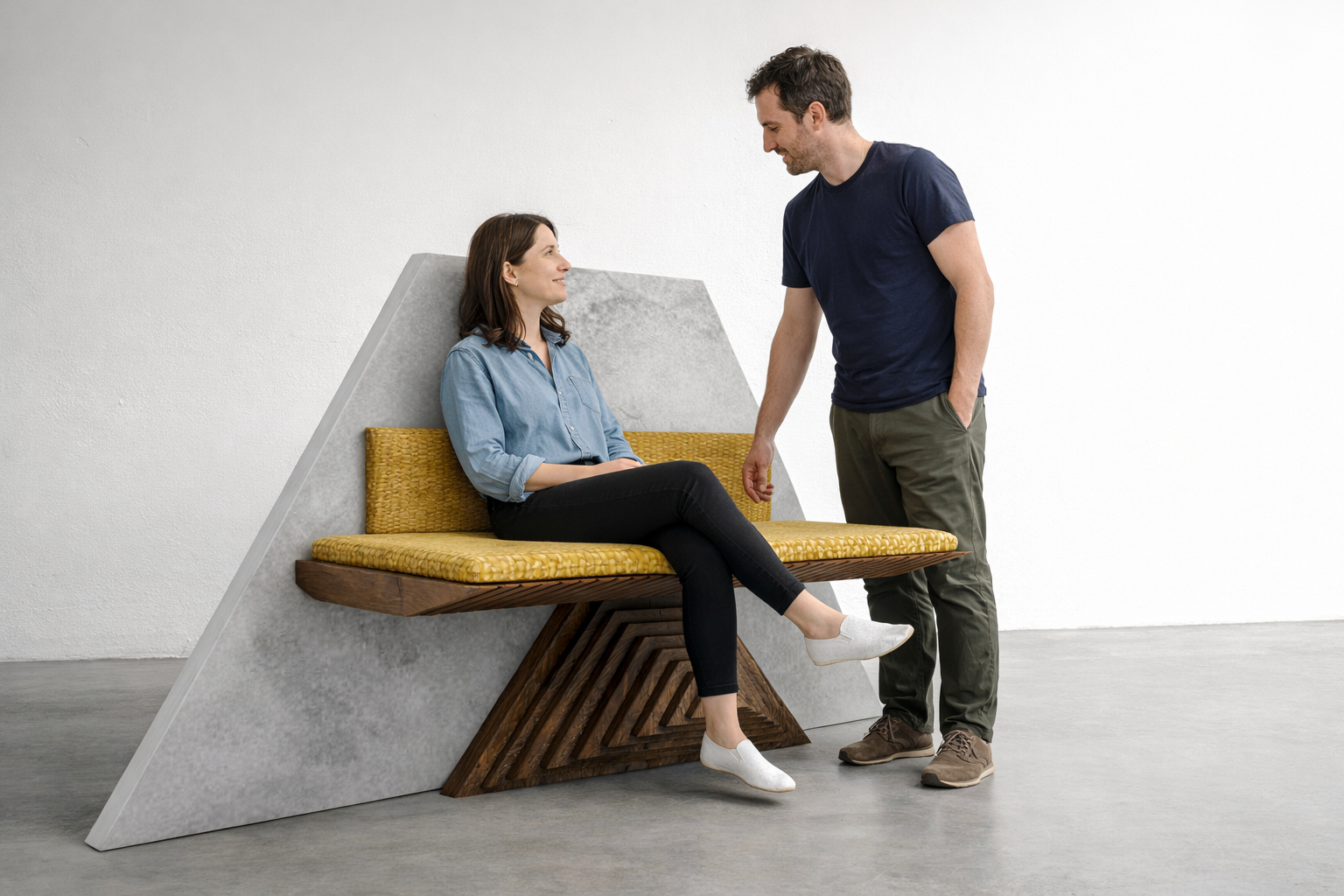 An image of Trapezoid Chair 