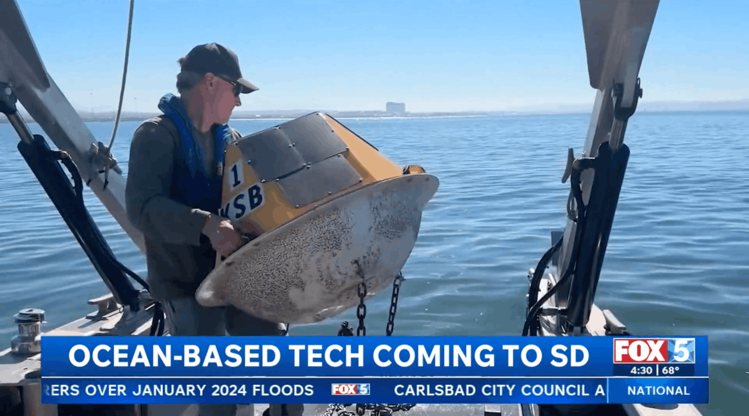 Fox News Feature: Smart buoys deployed across San Diego Bay