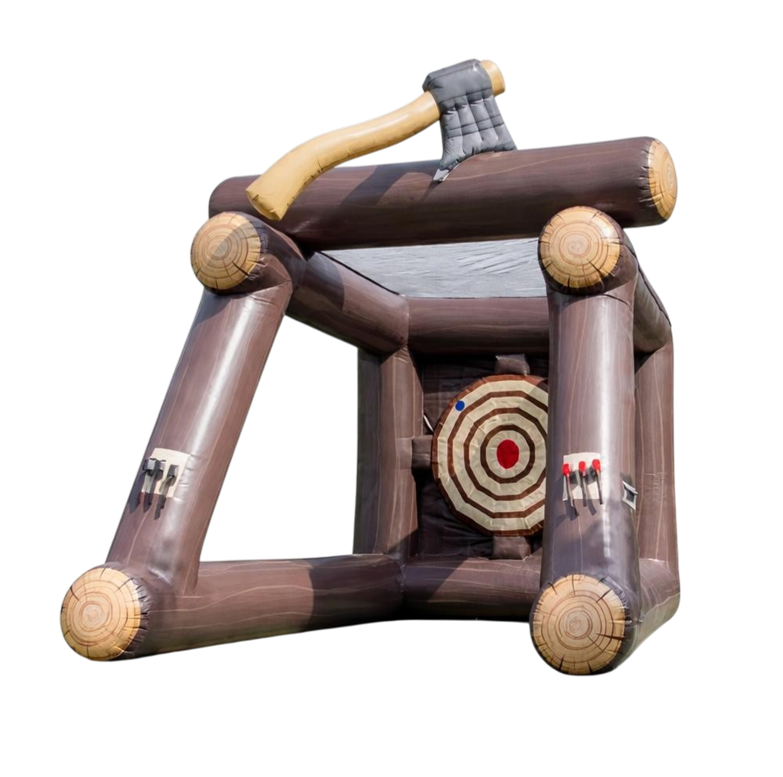 🪓 Lancer de Haches – Jeu gonflable
