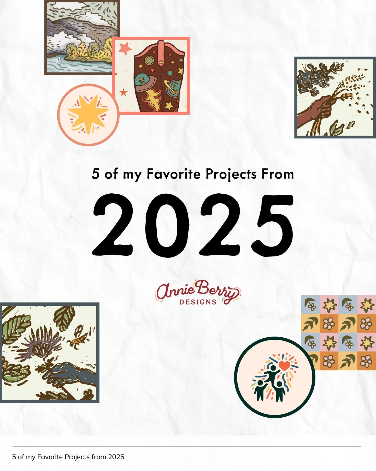 I know we&rsquo;re a few weeks into 2026, but I still wanted to share a handful of projects from 2025 that felt especially meaningful (and the kind of work I&rsquo;d love to do more of this year!) ⬇️ 

🍷 Wine Night Invitations: During my summer inte