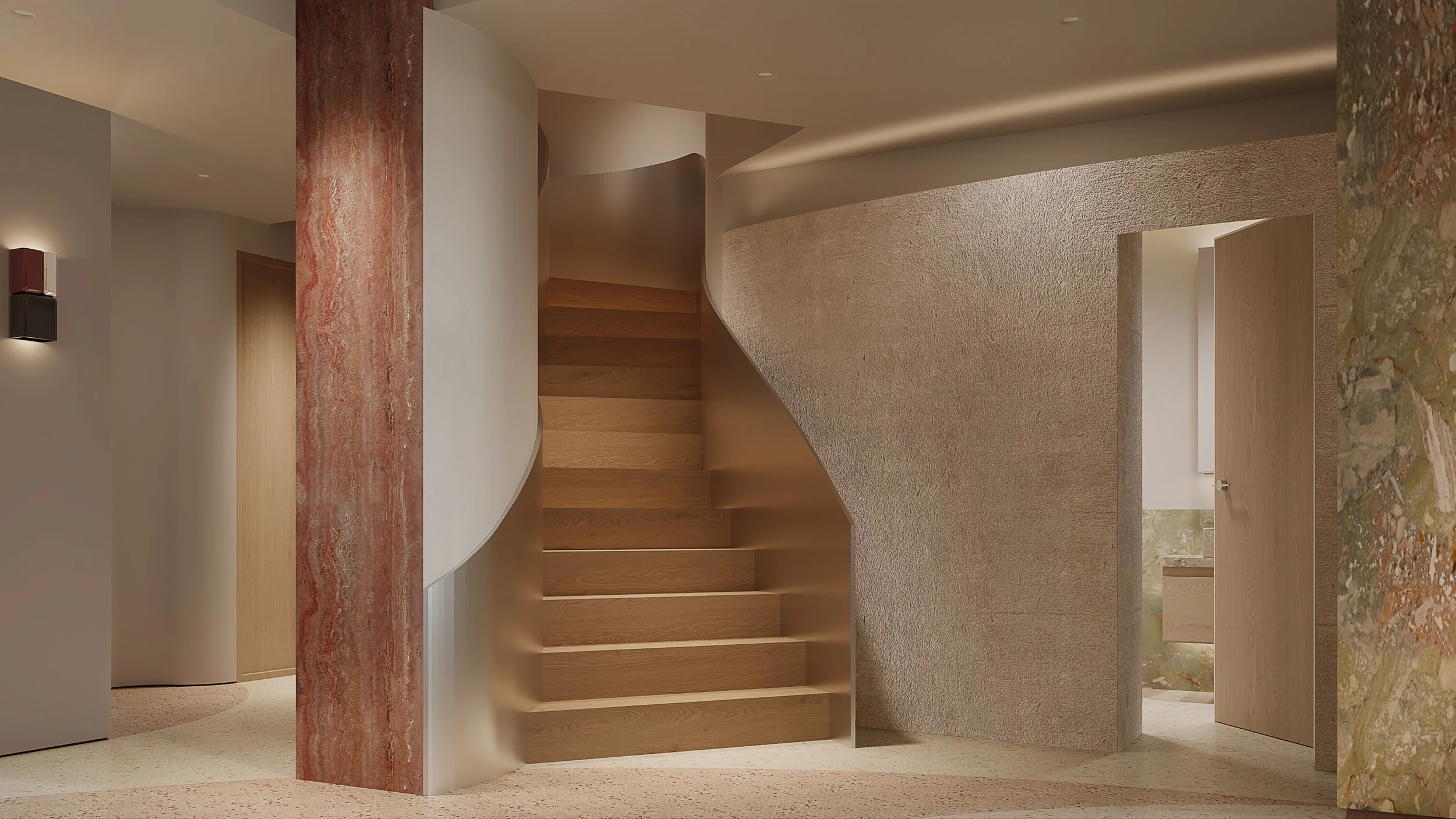 Yimeng Wang – residential project – private home shaped by daily rituals