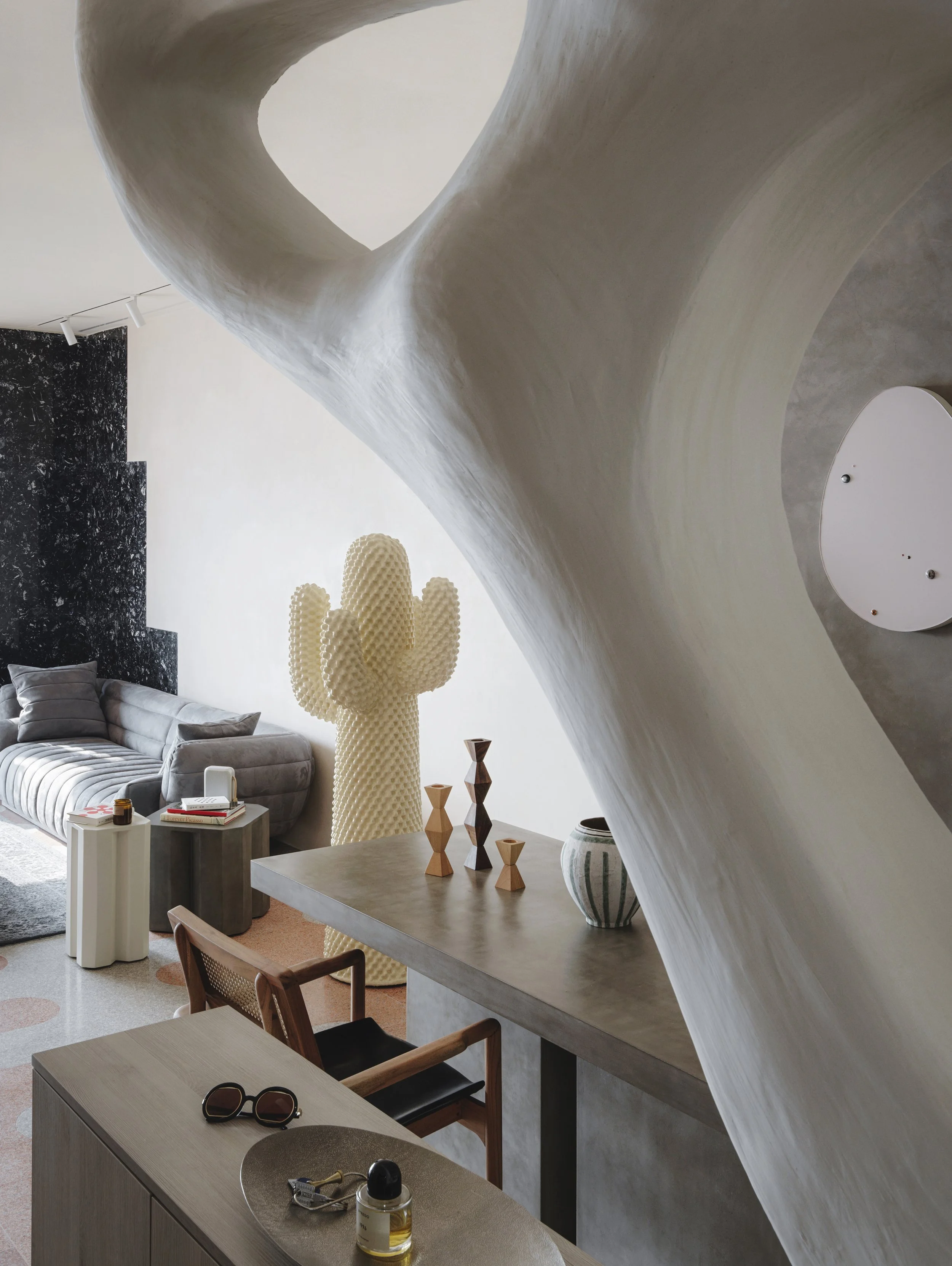 Yimeng Wang – residential project – interior space integrating art and living