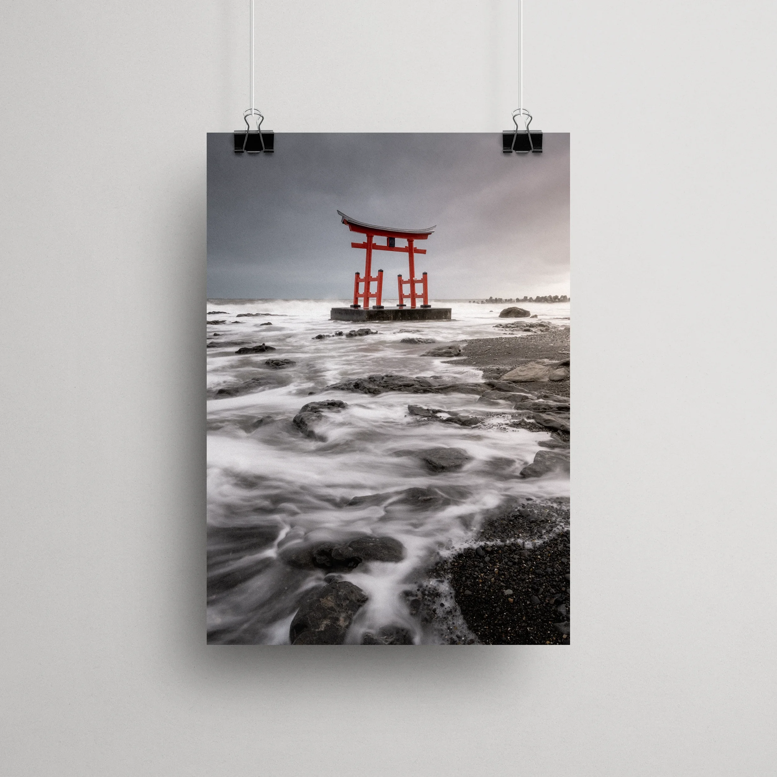 Face à la mer — Sanctuaire Konpira, Hokkaido