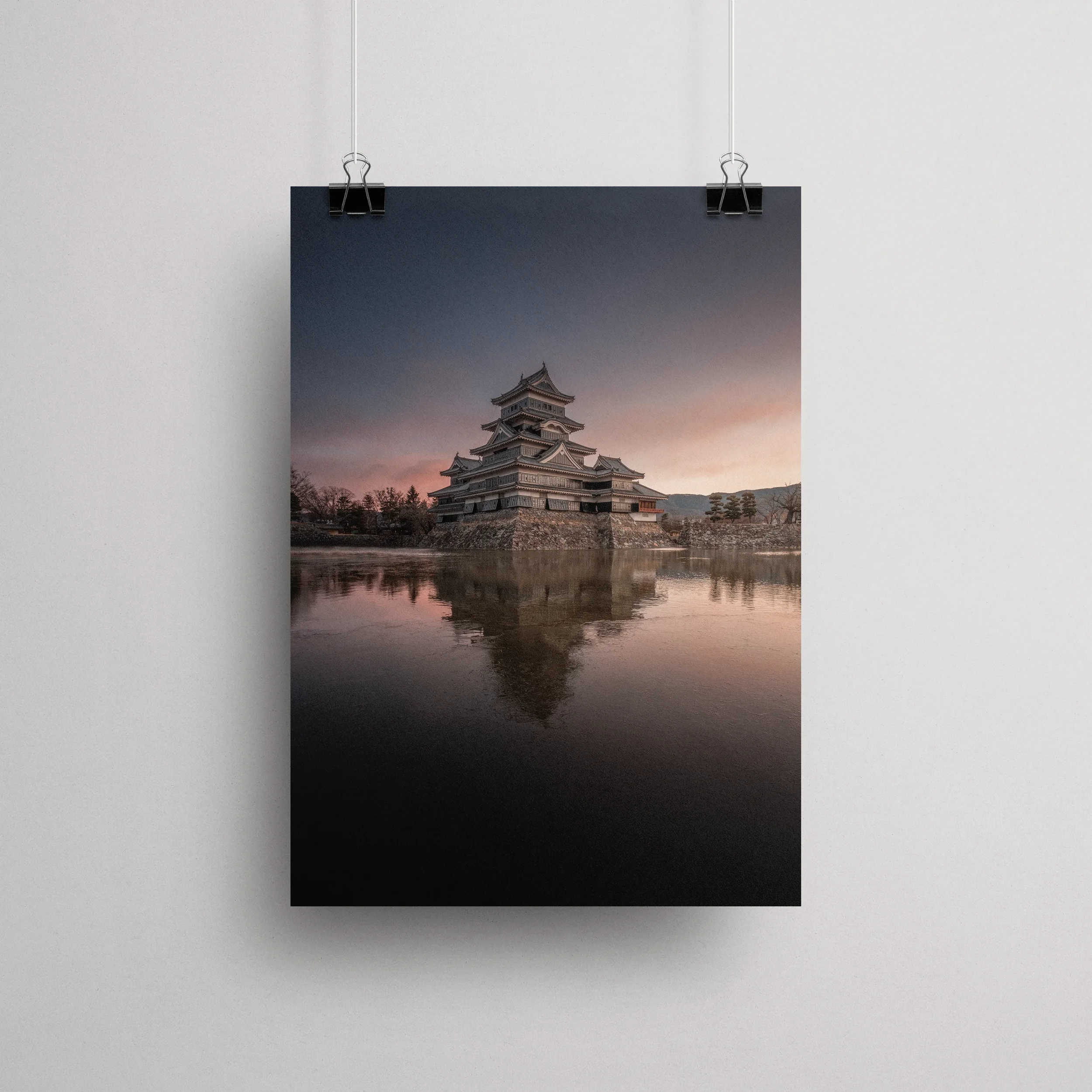 Reflets du soir — Château de Matsumoto