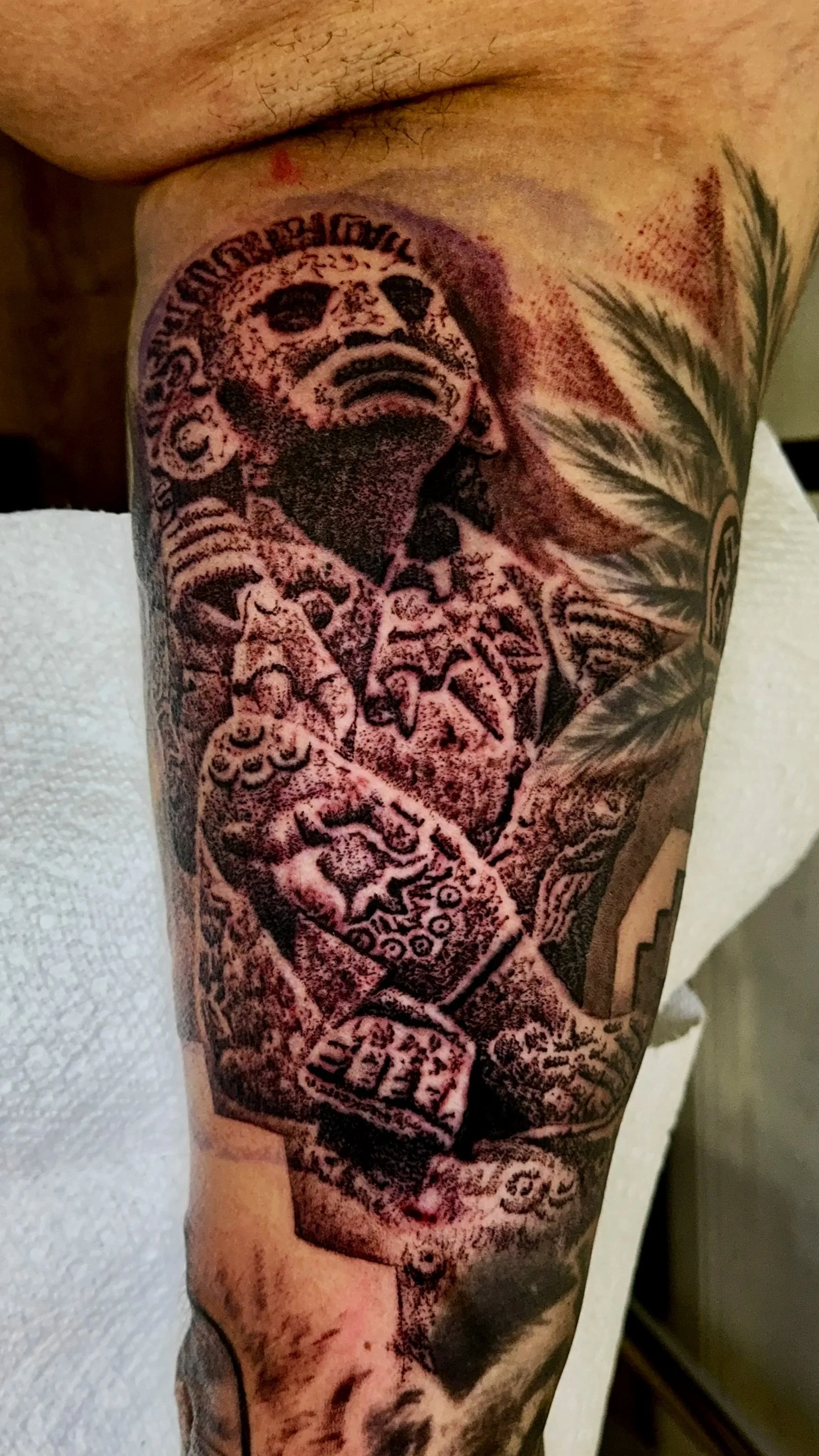Xochipilli aztec god tattoo 