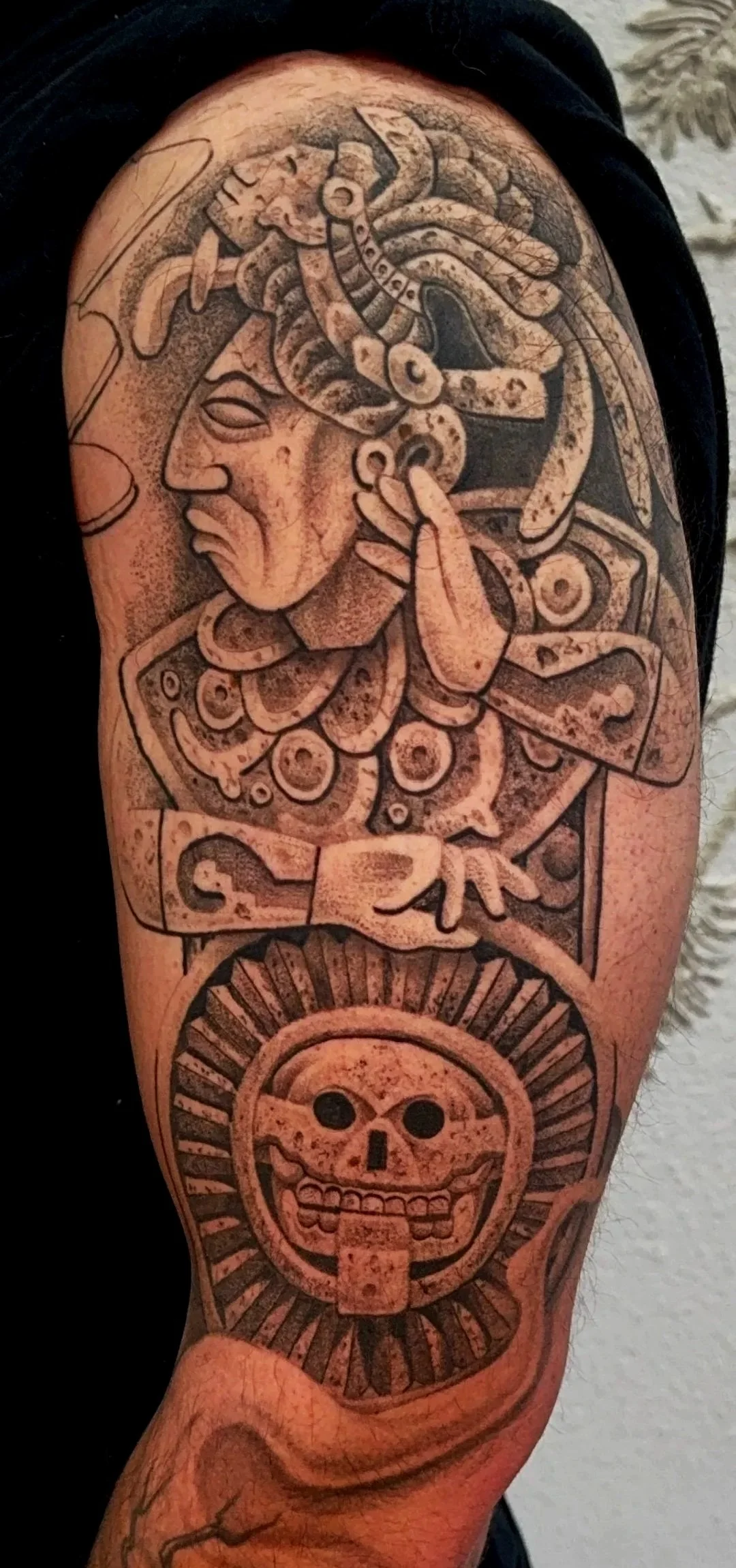 Pakal and mictlantecuhtli tattoo