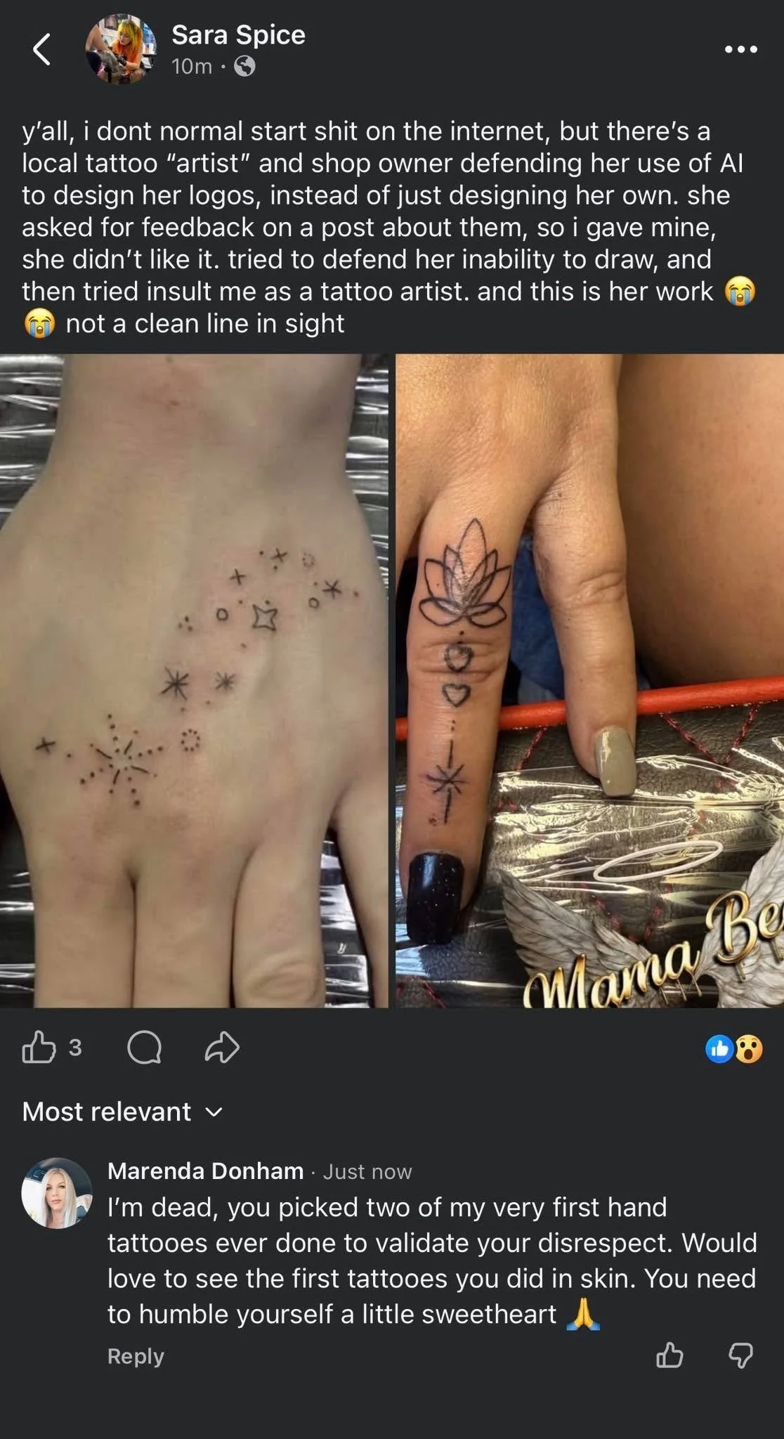 Awe someone thinks they are gonna hurt my feelings 😱🤦&zwj;♀️🤣👸
And unlike her I have the balls to tag her 🤫