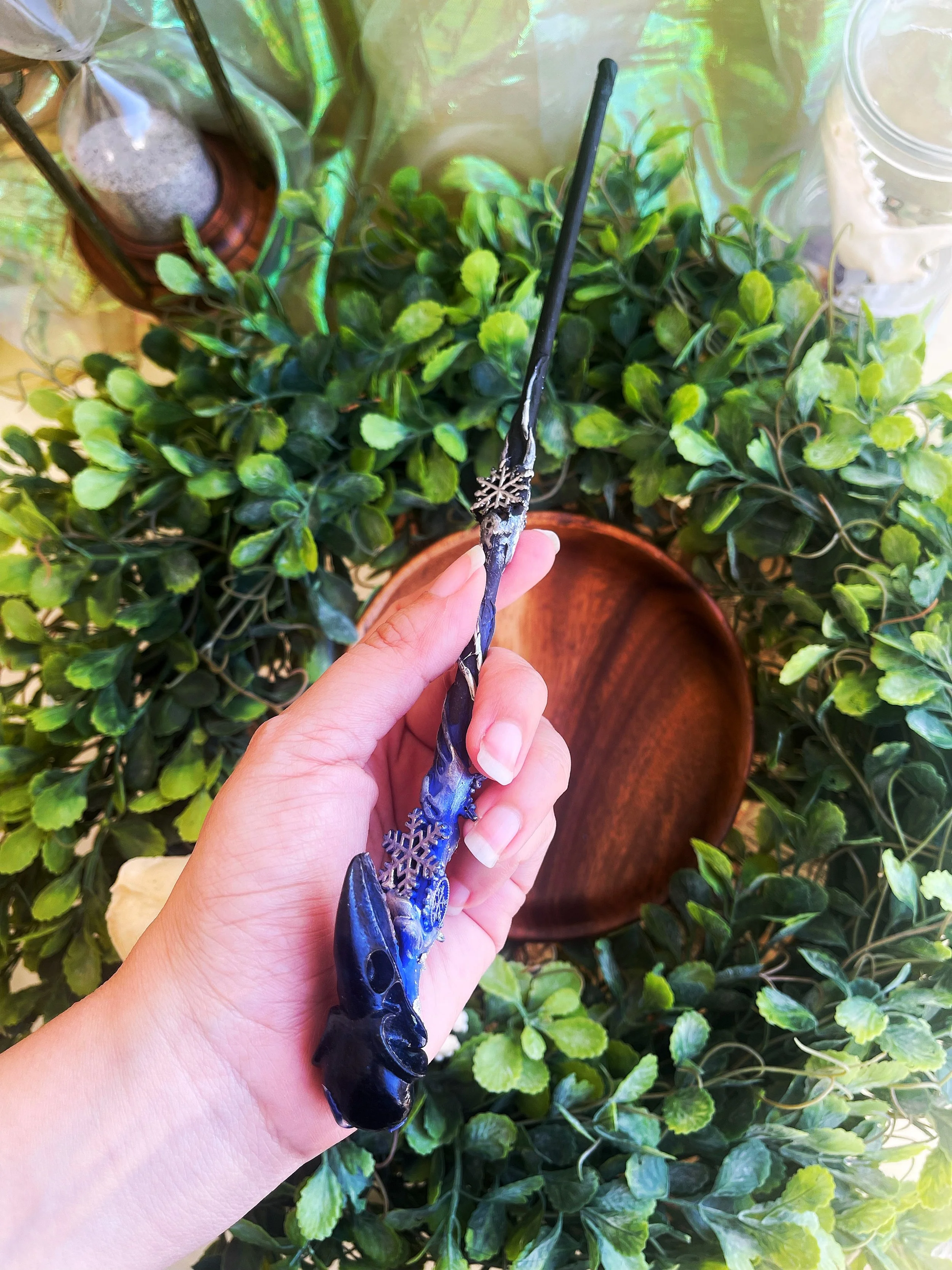 Thought & Memory Raven Wand