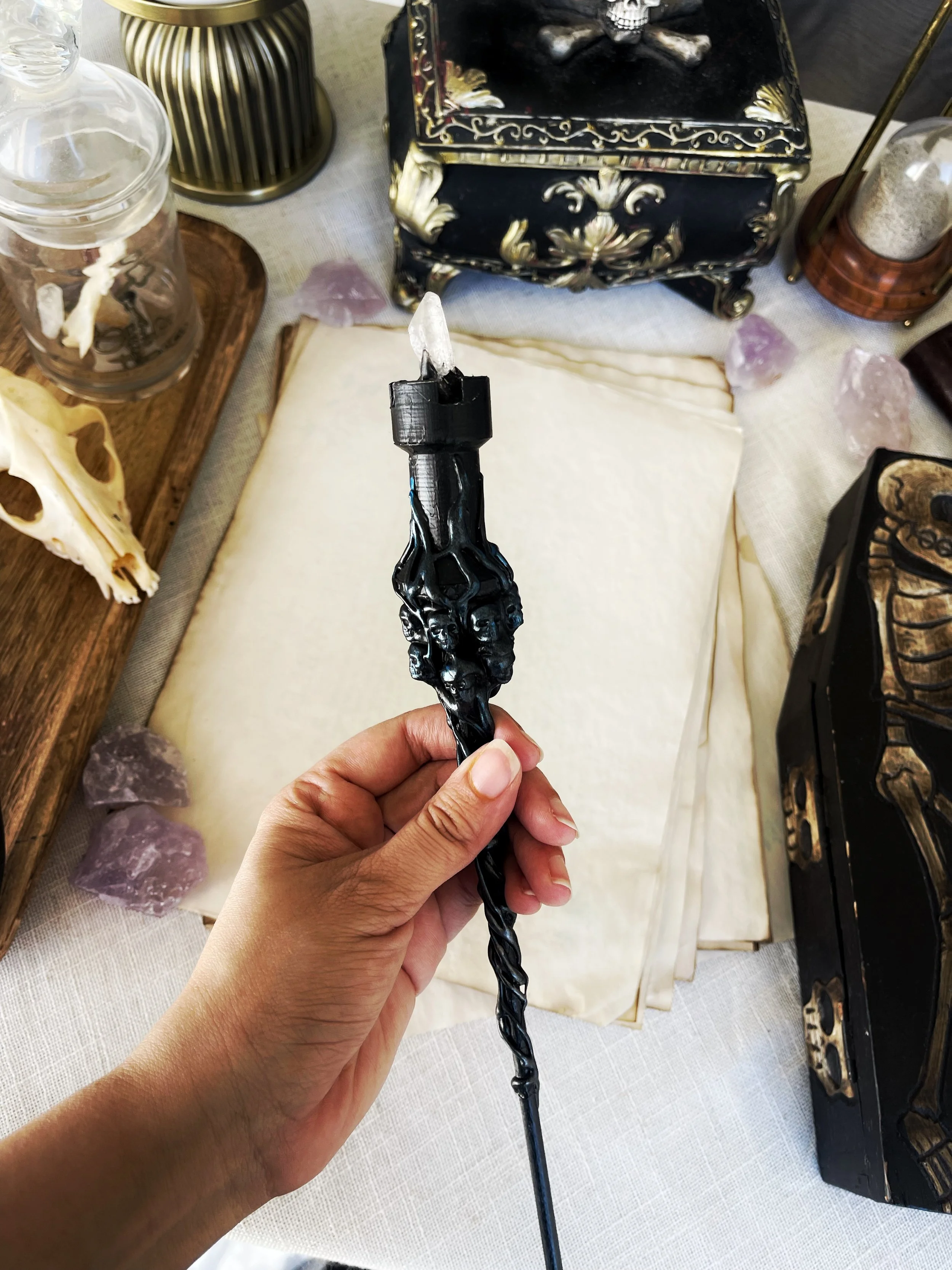 Crooked Tower Quartz Wand