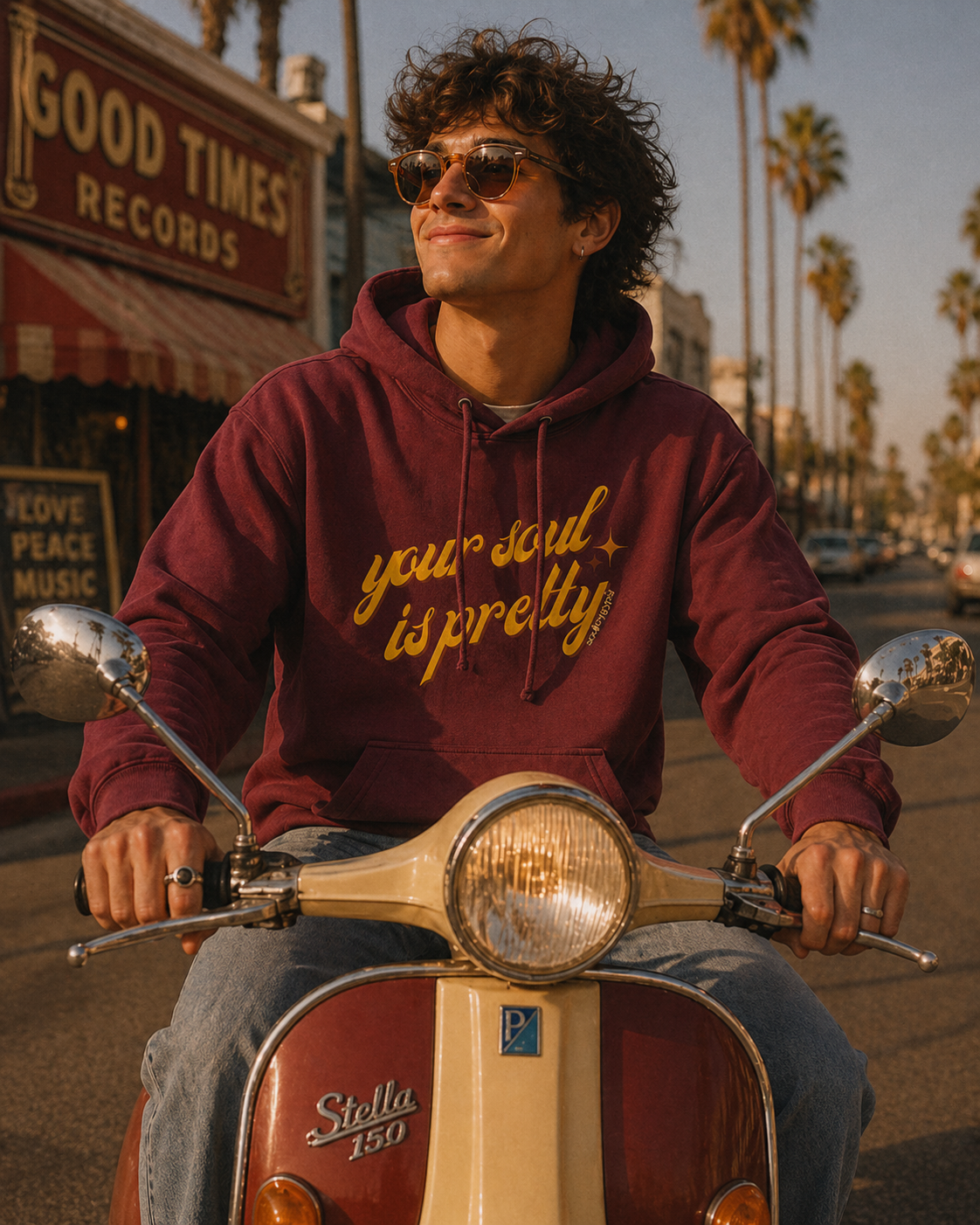 Your soul is pretty (cursive) HOODIE