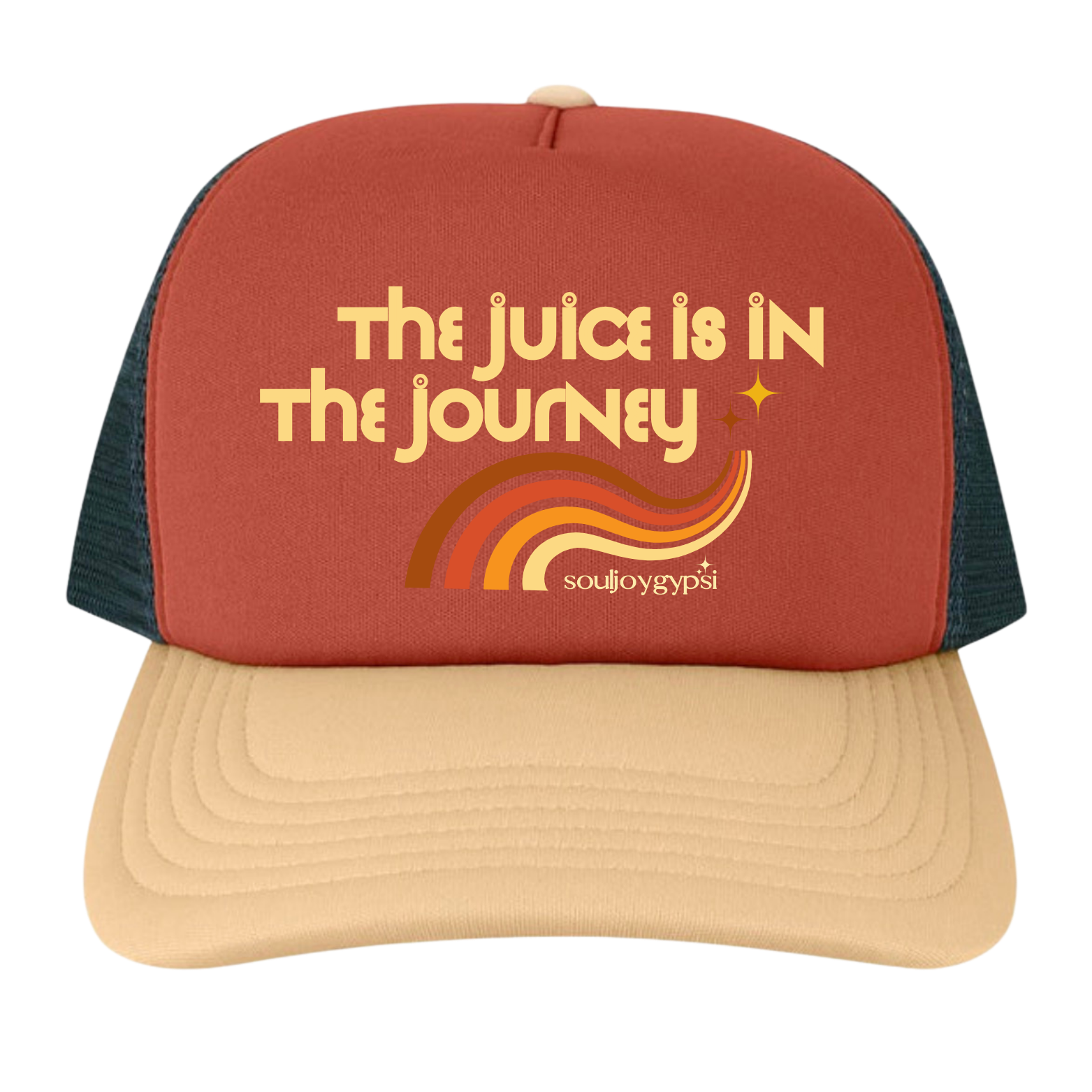 The juice PREMIUM TRUCKER HAT (ivory design)