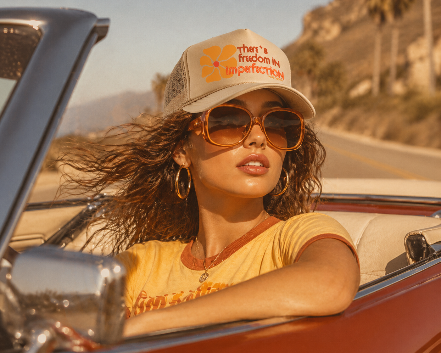 Freedom in imperfection TRUCKER HAT