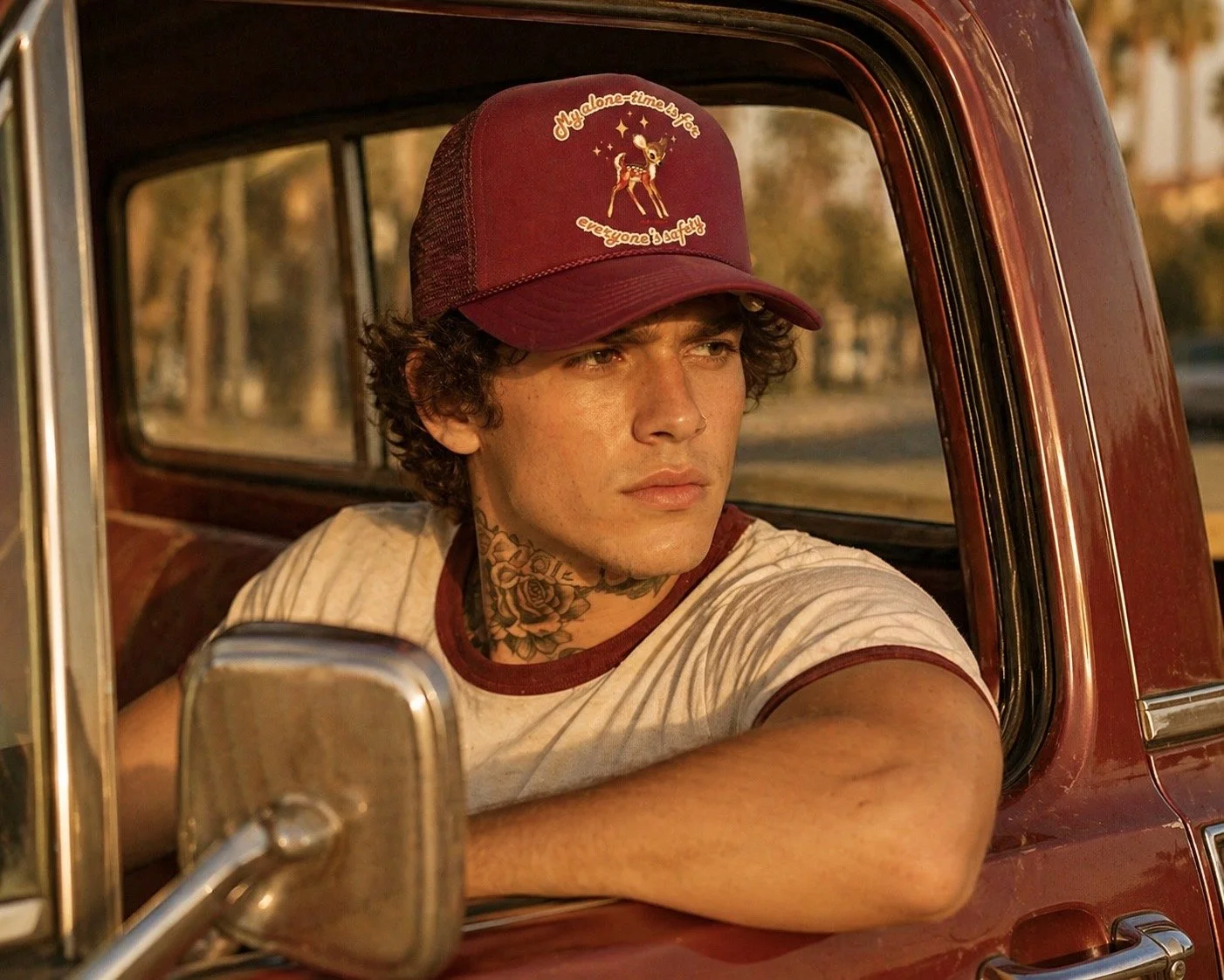 My alone time  TRUCKER HAT