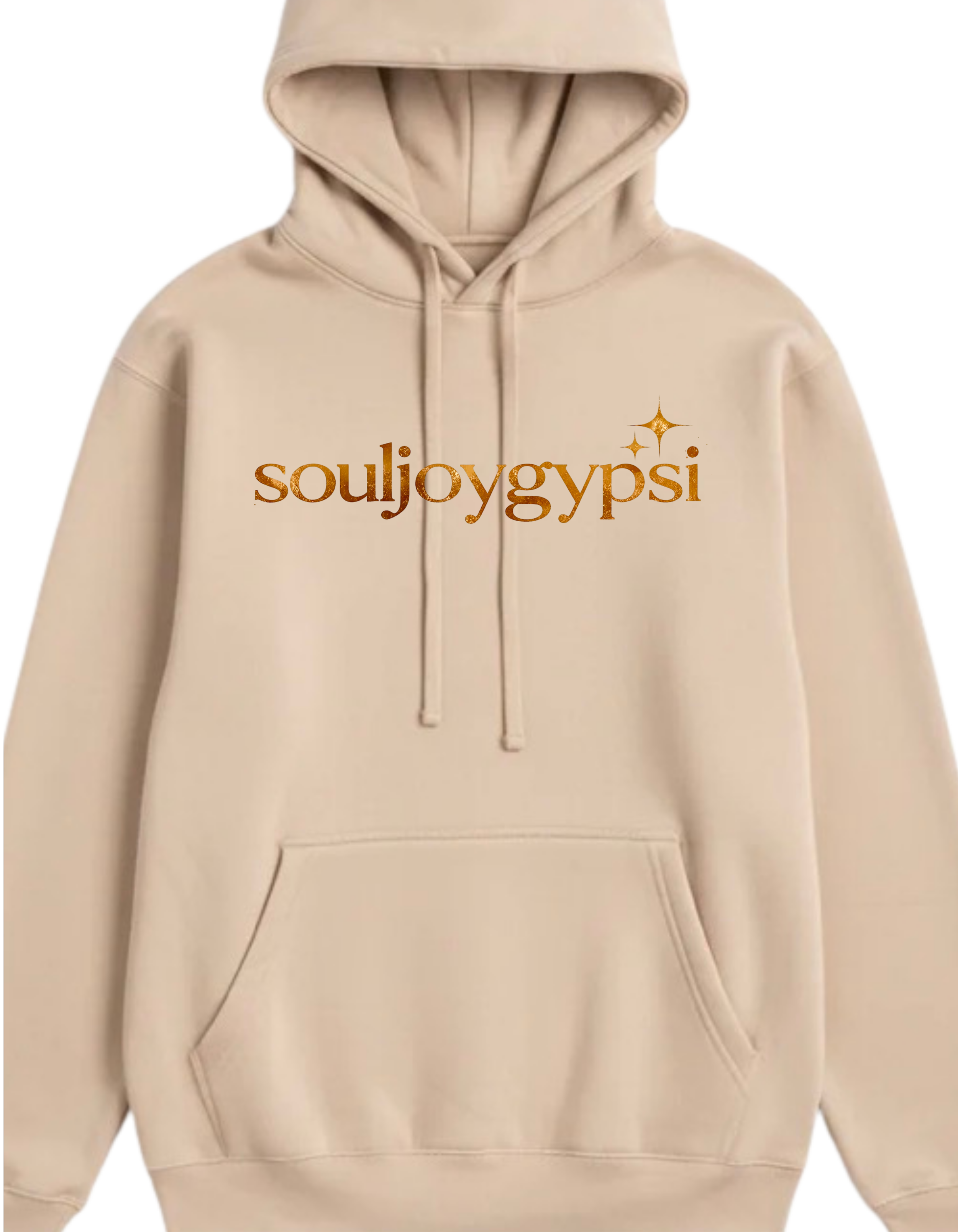 Souljoygypsi vintage gold HOODIE