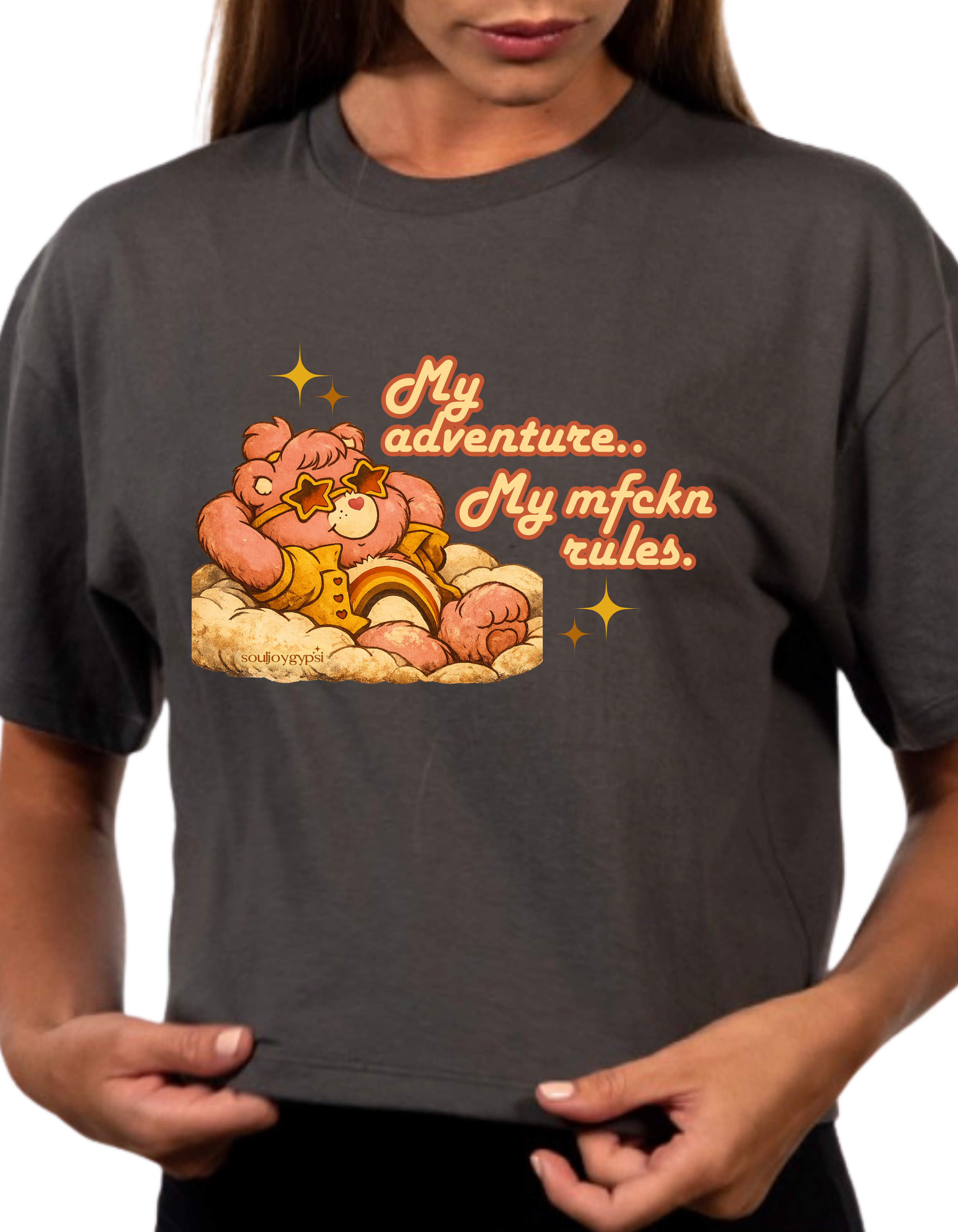 My adventure CROP TEE