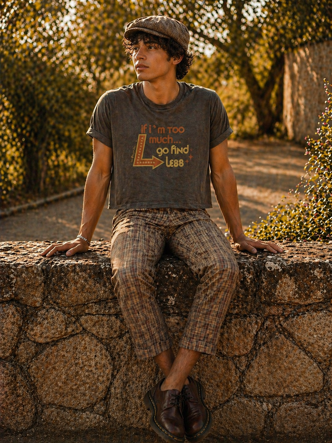 Go find less CROP TEE