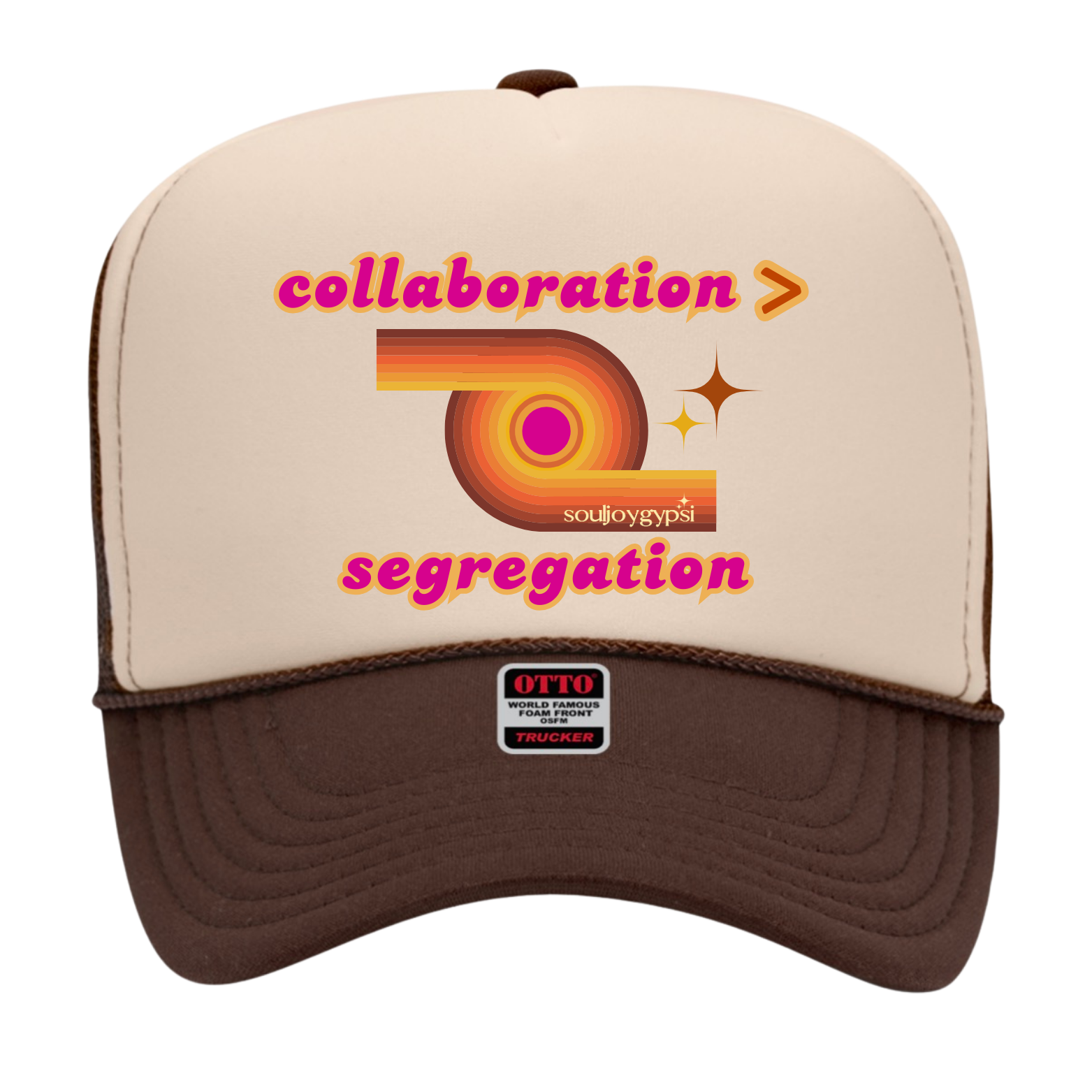Collaboration > segregation TRUCKER HAT (pink retro)
