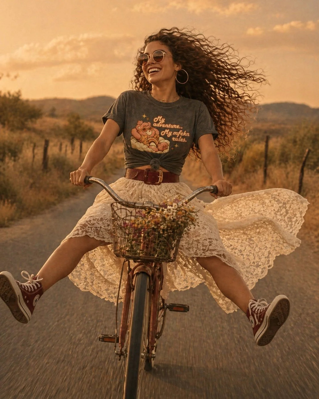 My adventure CROP TEE