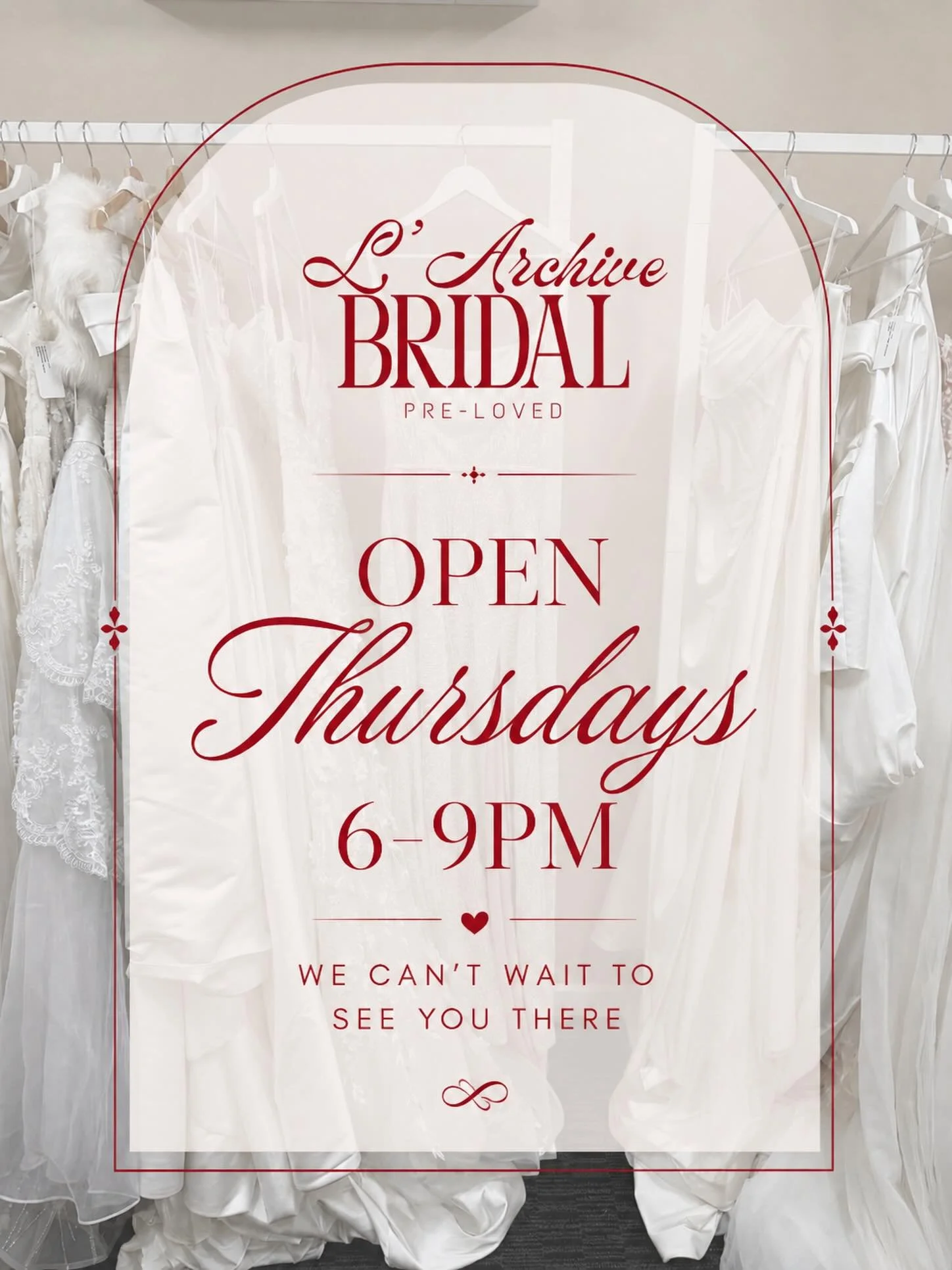 I&rsquo;ll see you all tomorrow 🤍🌹

✨No appointments needed✨

Come browse designer, sample and vintage gowns with fresh arrivals always coming in 🥰🤍✨

#bridal #bridalwear #wedding #adelaidebride #preloved