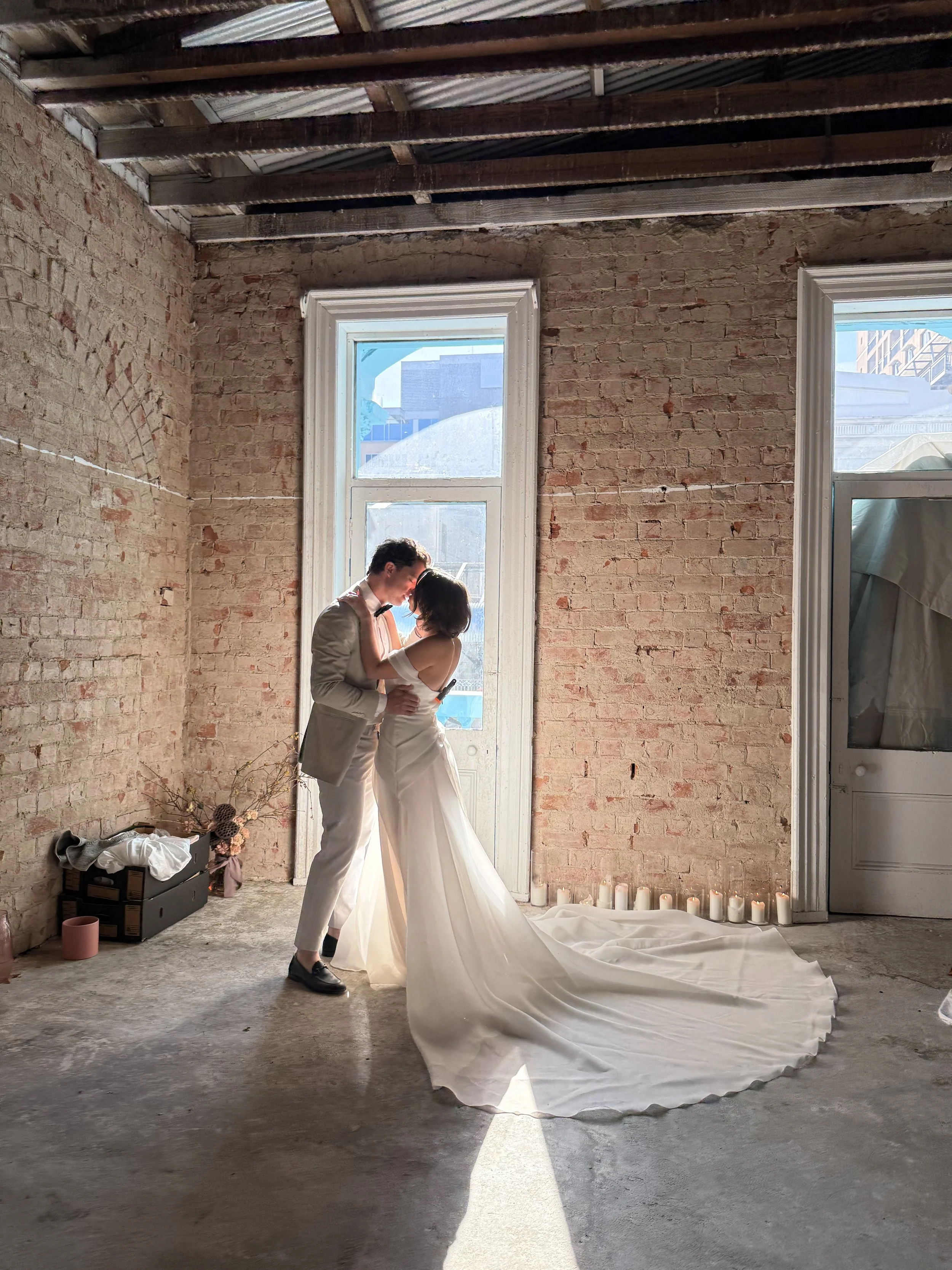 Romantic Window Light Bridal Portrait