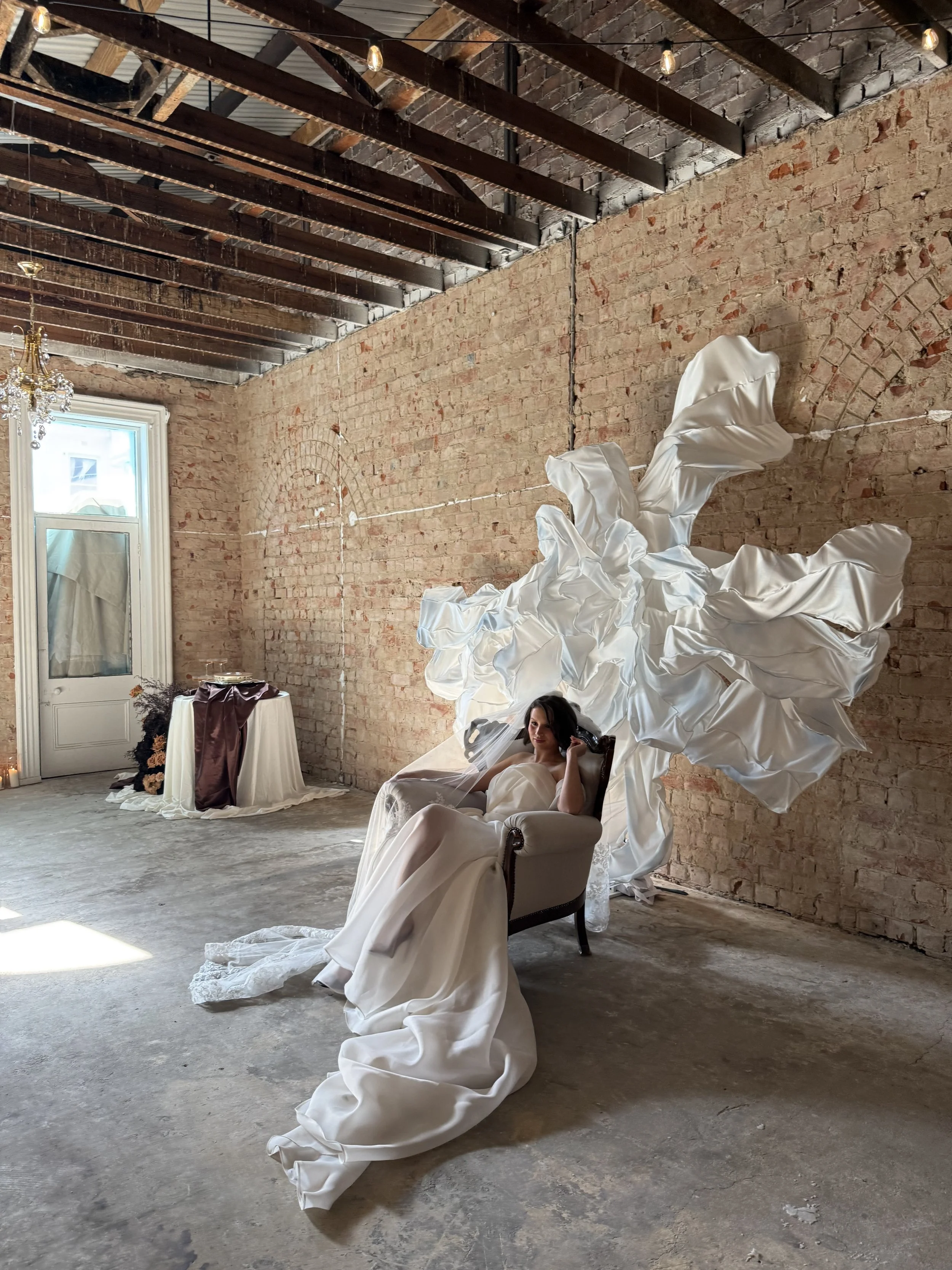 Luxury Wedding Draping Installation