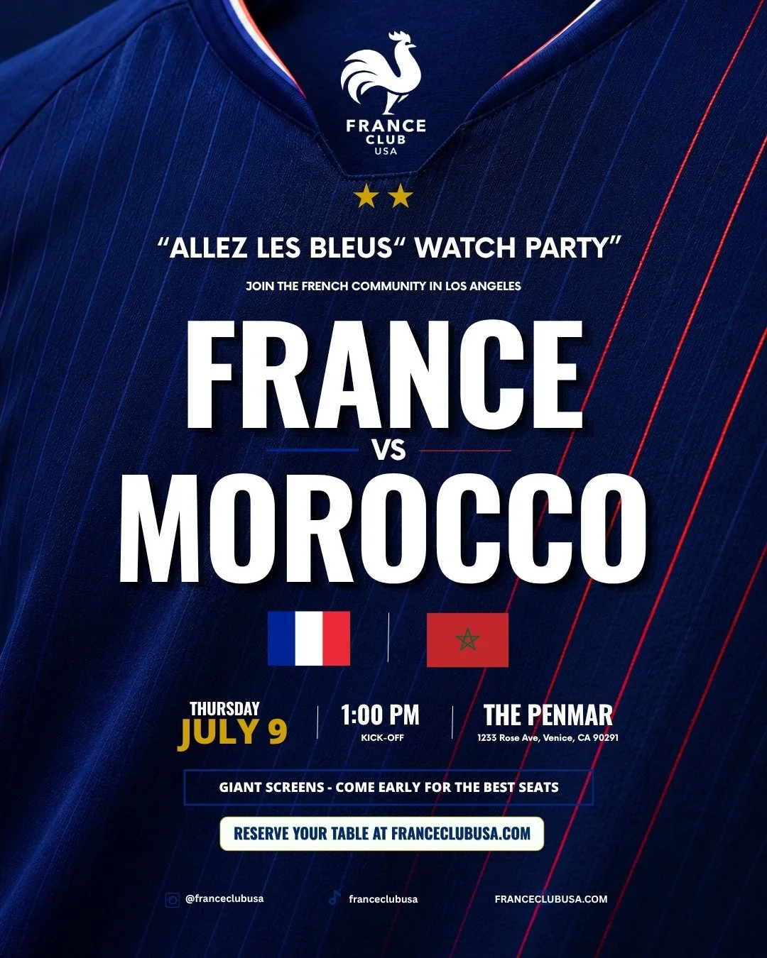 Allez les Bleus: France vs. Morocco | WORLD CUP QUARTER FINALE