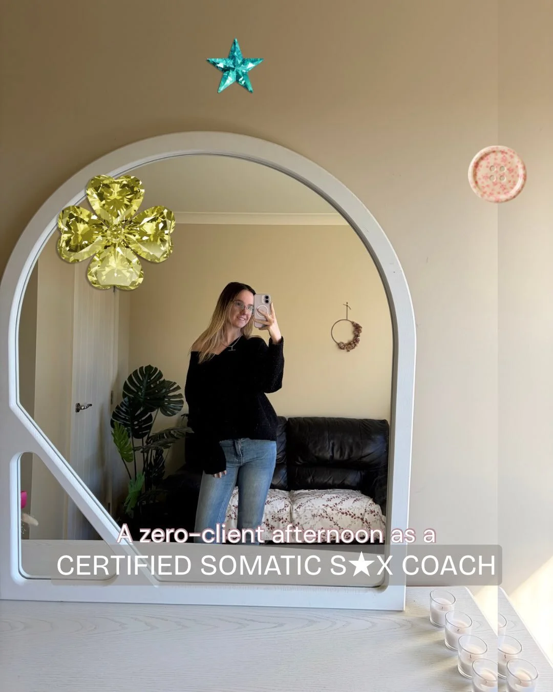 Something I struggle with on days I have no clients booked in is second guessing everything. My reframe for this that i constantly need to remind myself of is that this time is a gift: time to sharpen my tools and become an even better practitioner f