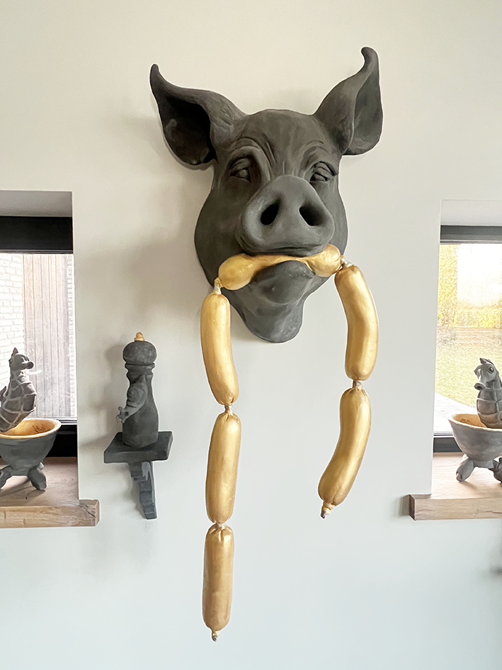 ★ VERKOCHT ★ Varken met pepermolen