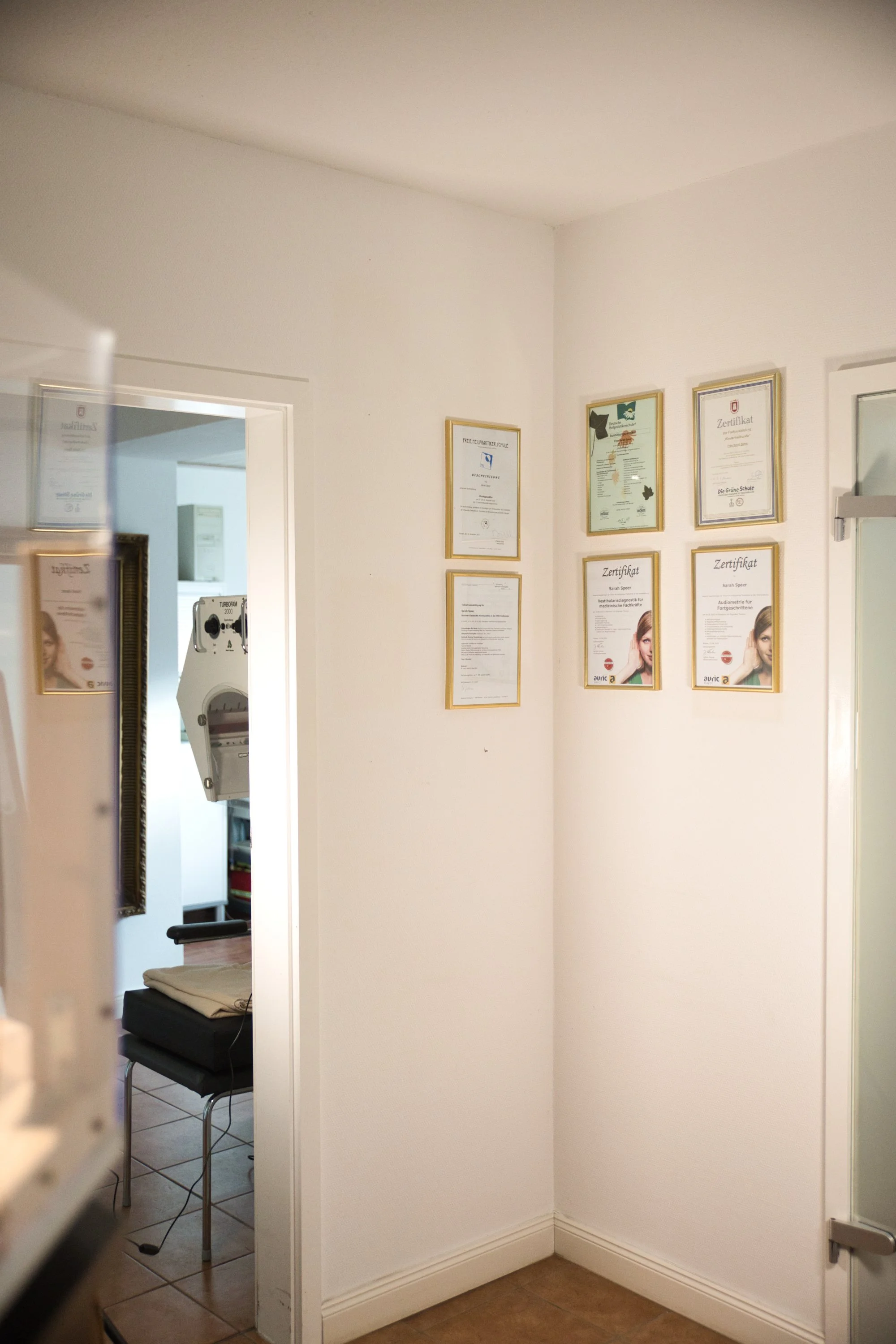 Eingang Naturheilpraxis Sarah Speer Bad Zwischenahn