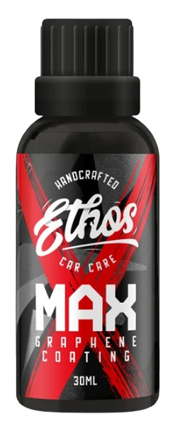 A bottle of Euros handcrafted car care Max graphene coating spray.