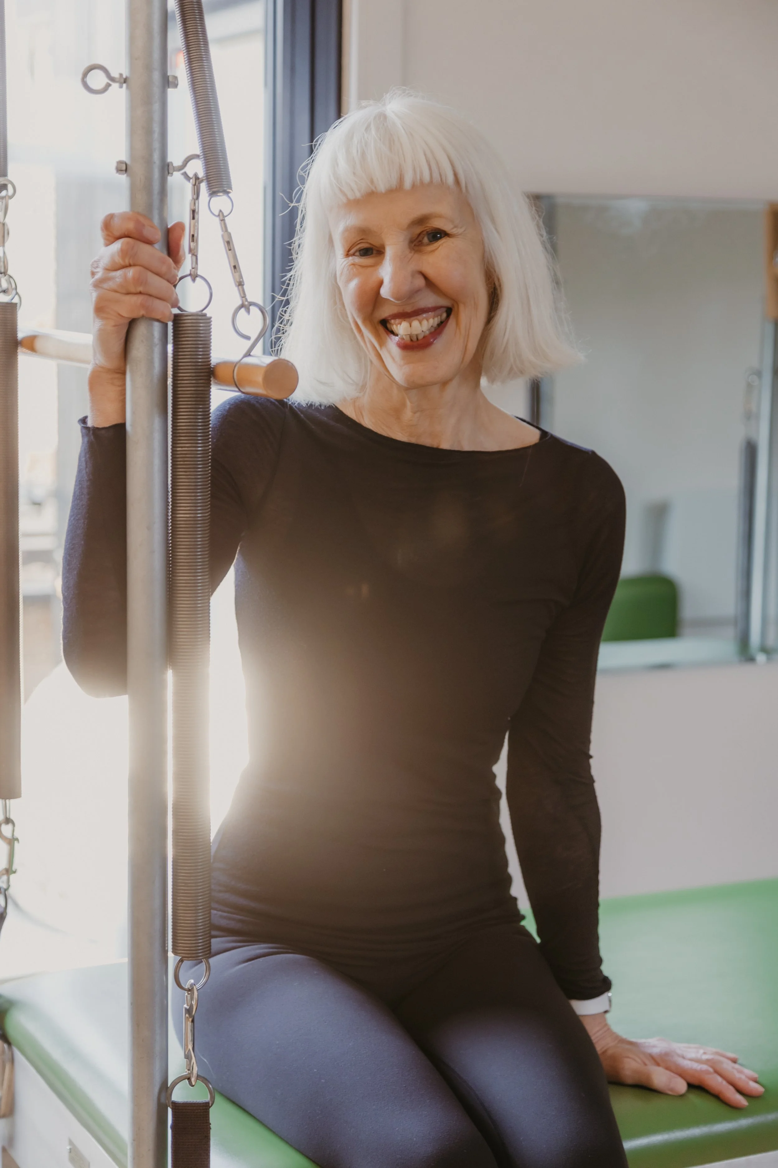 Pilates instructor Carolyn Burdett