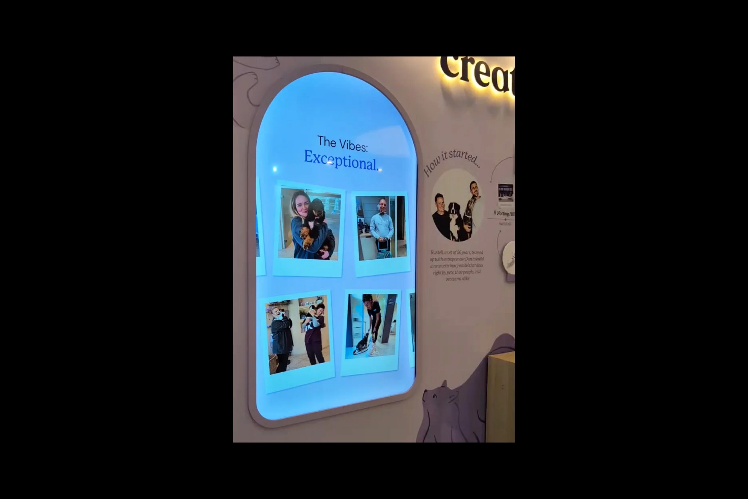 Digital Screen Animation, Vet Show, London