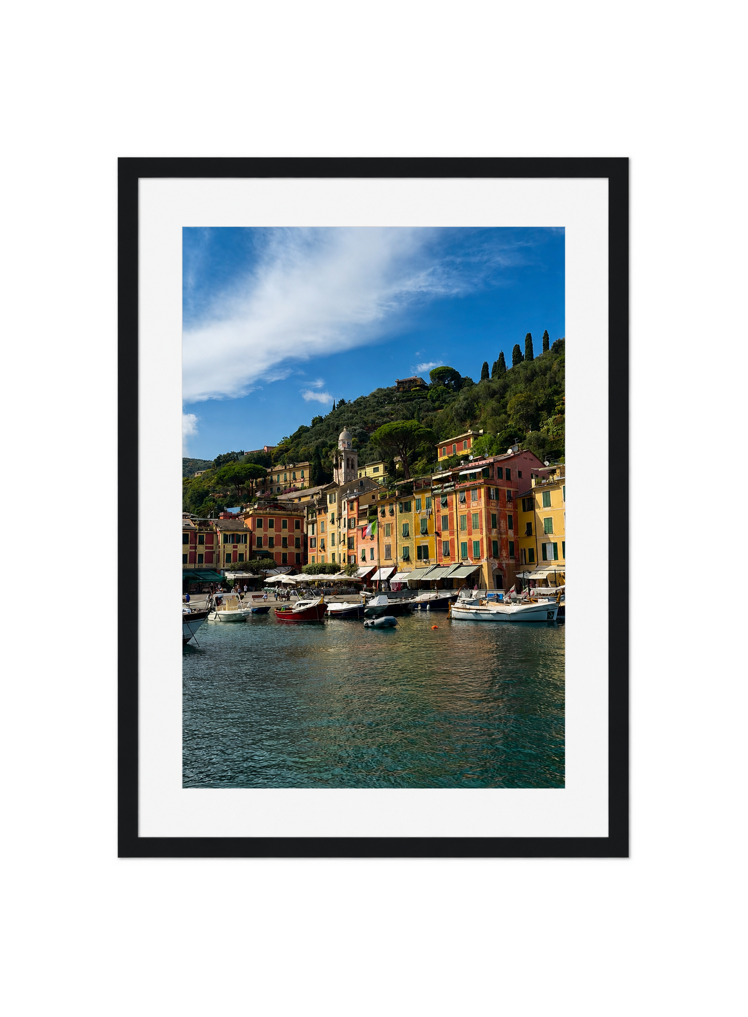 Portofino Harbor Black frame Thumbnail size 60.png