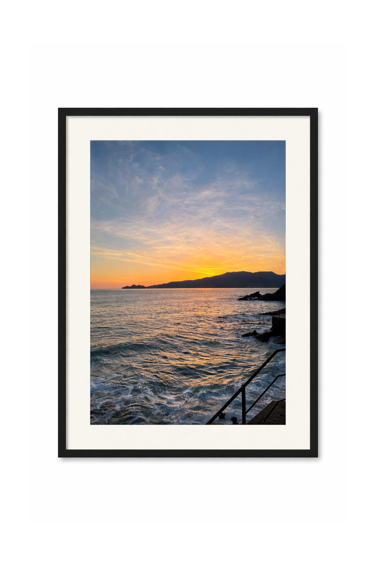 Sunset over Portofino