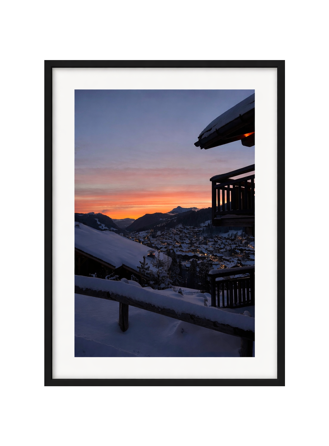 Sunset from Chalet Caroline